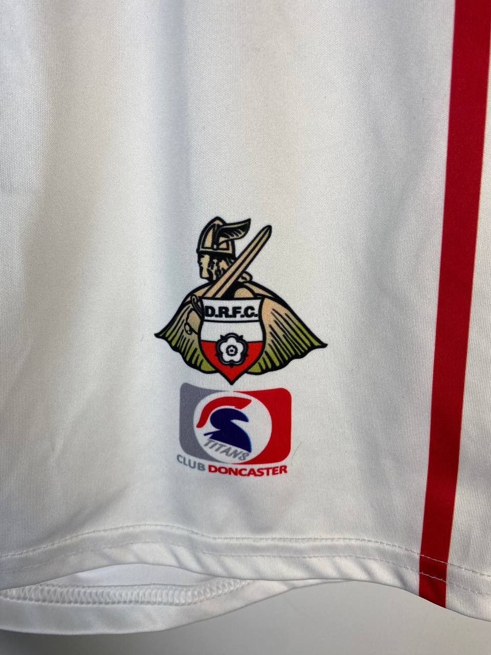 Vintage Doncaster Rovers 19 - 20 home 140 Anniversary shirt+shorts Size US S / EU 44-46 / 1 - 8 Thumbnail