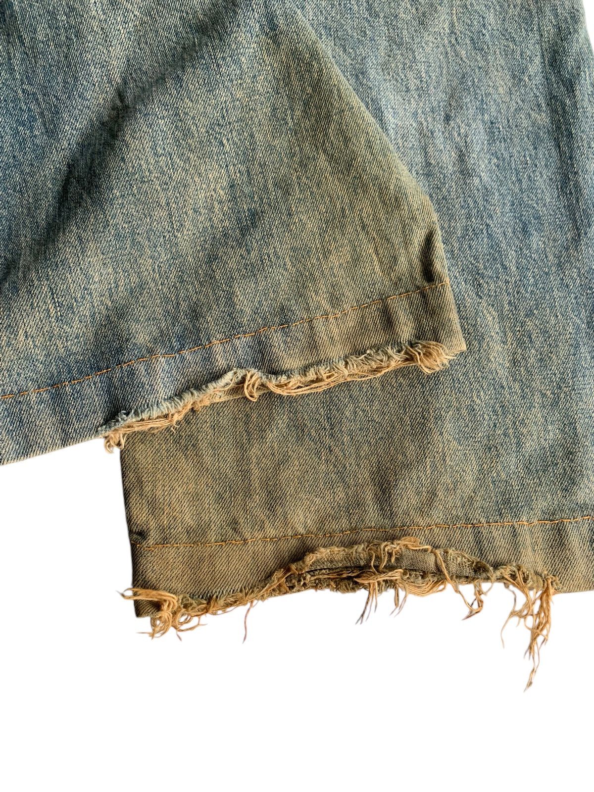 Japanese Brand Vintage Wranger Baggy Faded Selvedge Distressed Denim Size US 33 - 16 Thumbnail