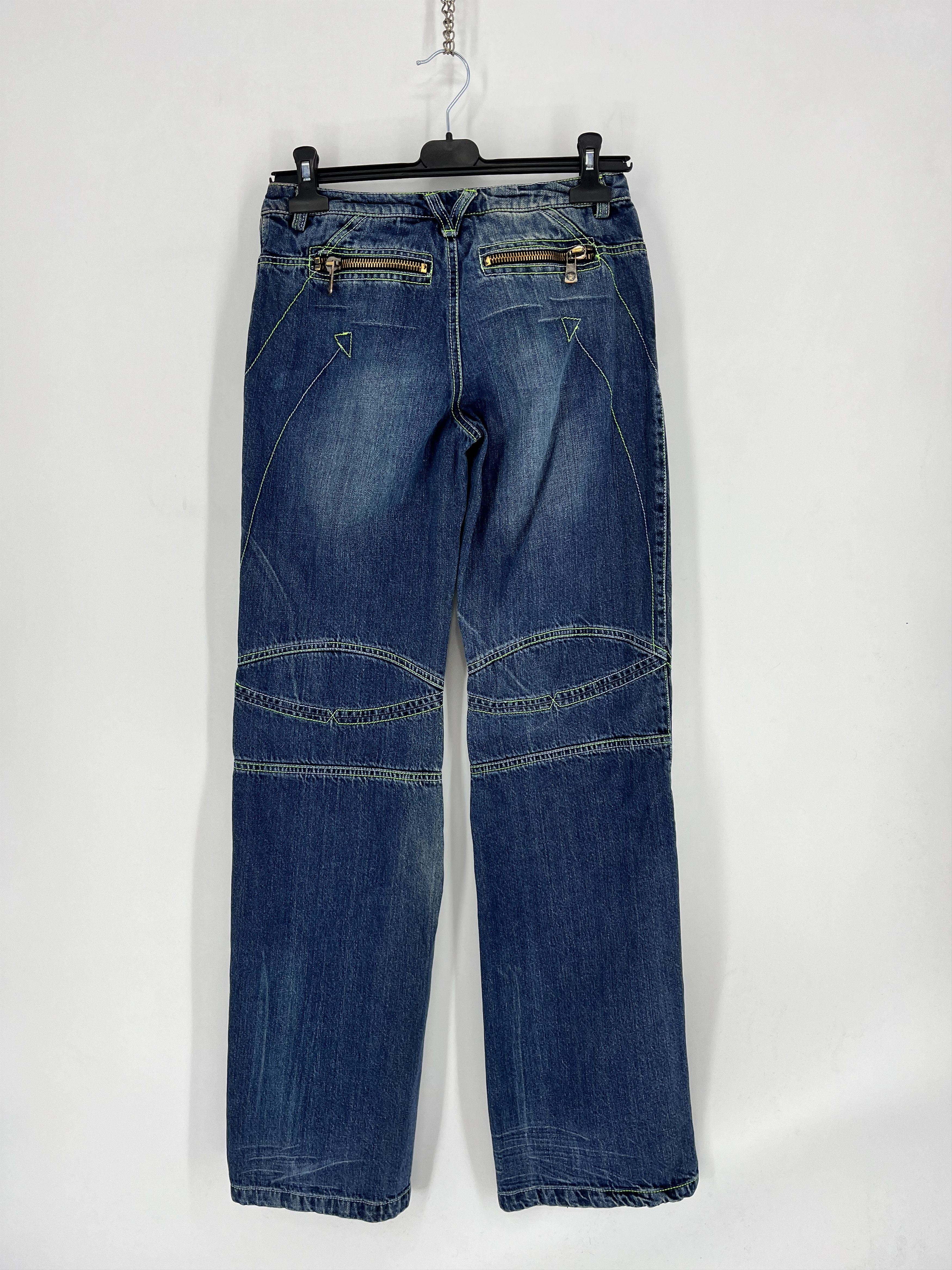 Versace × Versace Jeans Couture Vintage VERSACE JEANS COUTURE Line Low-Rise Y2k Denim Pants Size 26" / US 2 / IT 38 - 6 Thumbnail