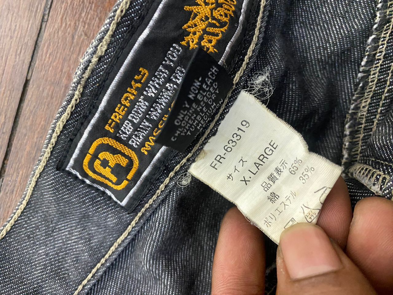 Other Freaky massive distressed denim baggy cargo pants Size US 36 / EU 52 - 8 Thumbnail
