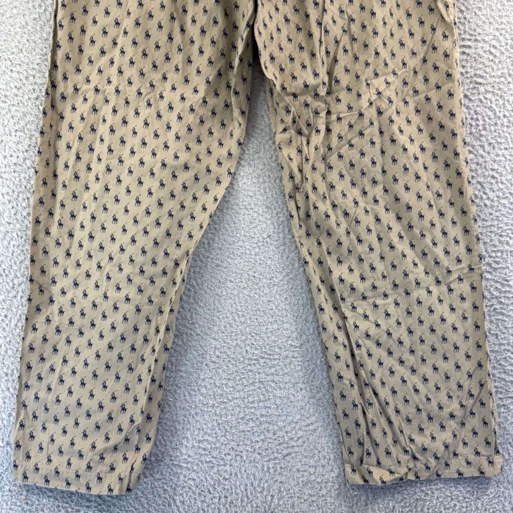 Polo Ralph Lauren Polo Ralph Lauren Sleepwear Pants Men Medium Loose Lounge Pony Logo Print Preppy Lounge Pants Size US M / EU 48-50 / 2 - 7 Thumbnail
