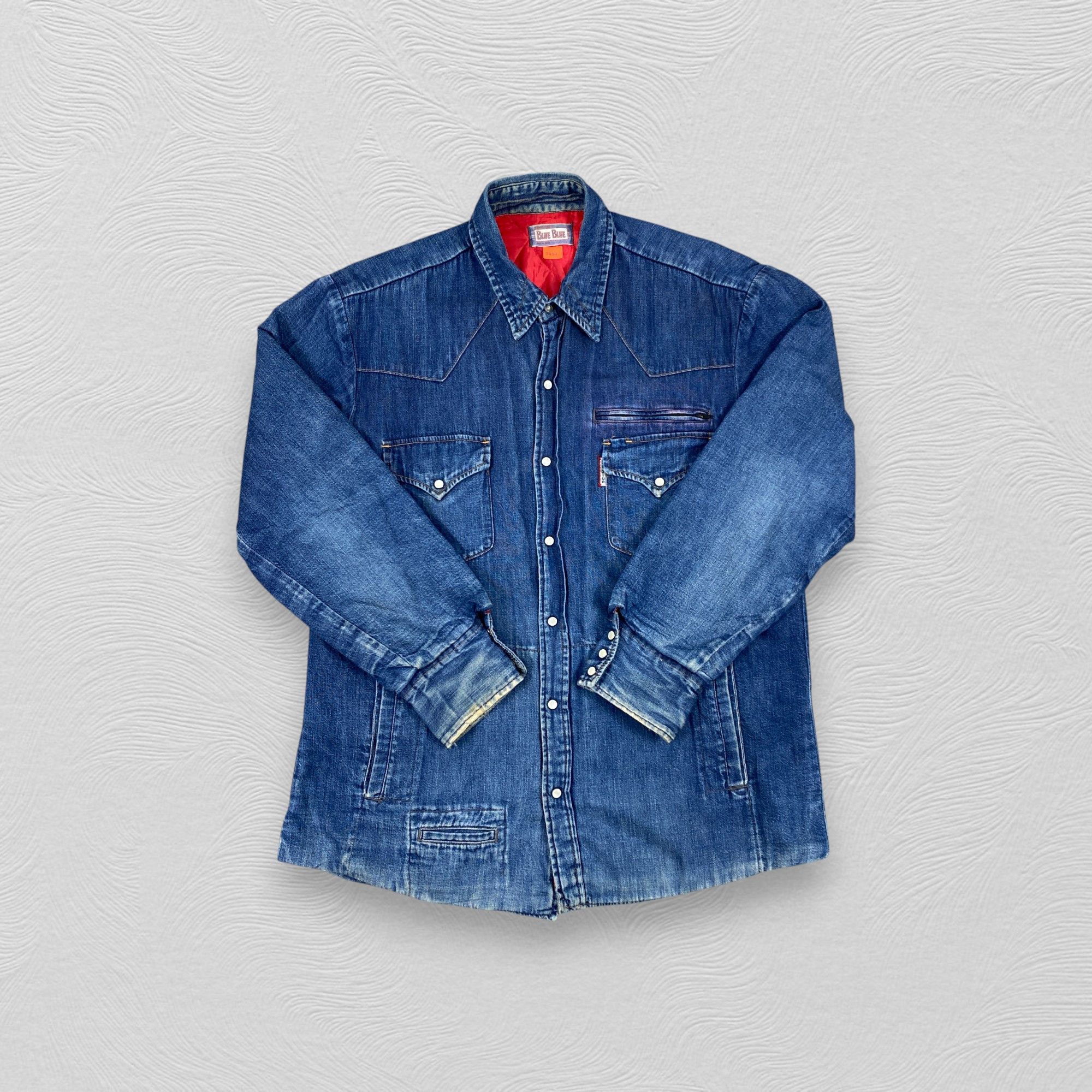 Kapital 💥offer💥BLUE BLUE DENIM CHORE kapital style JACKETS - J404 Size US L / EU 52-54 / 3 - 4 Thumbnail