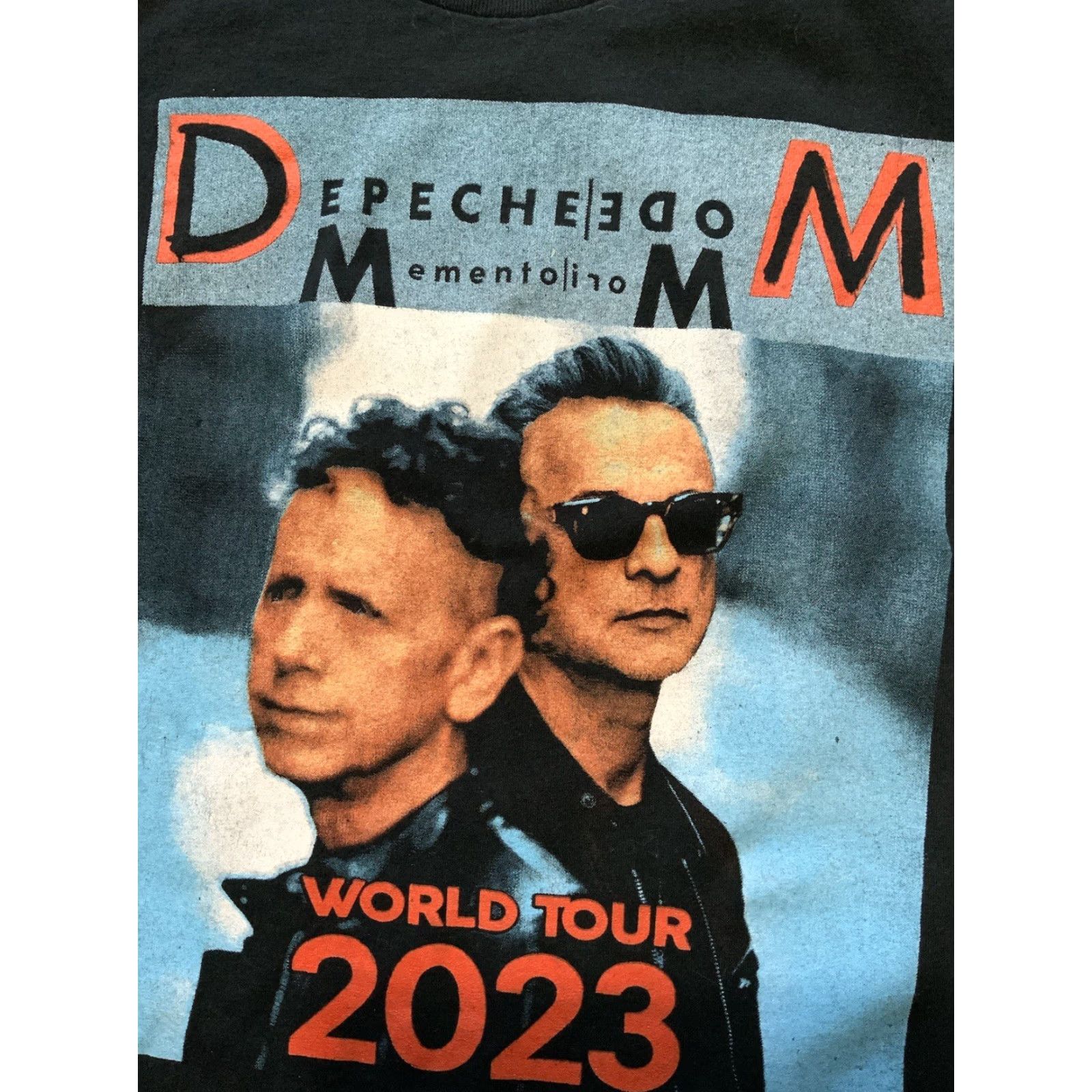 Gildan Depeche Mode Memento Mori World Tour 2023 Rock Band Concert Graphic T-Shirt XL Men Black Gildan Shirt Size US XL / EU 56 / 4 - 6 Thumbnail