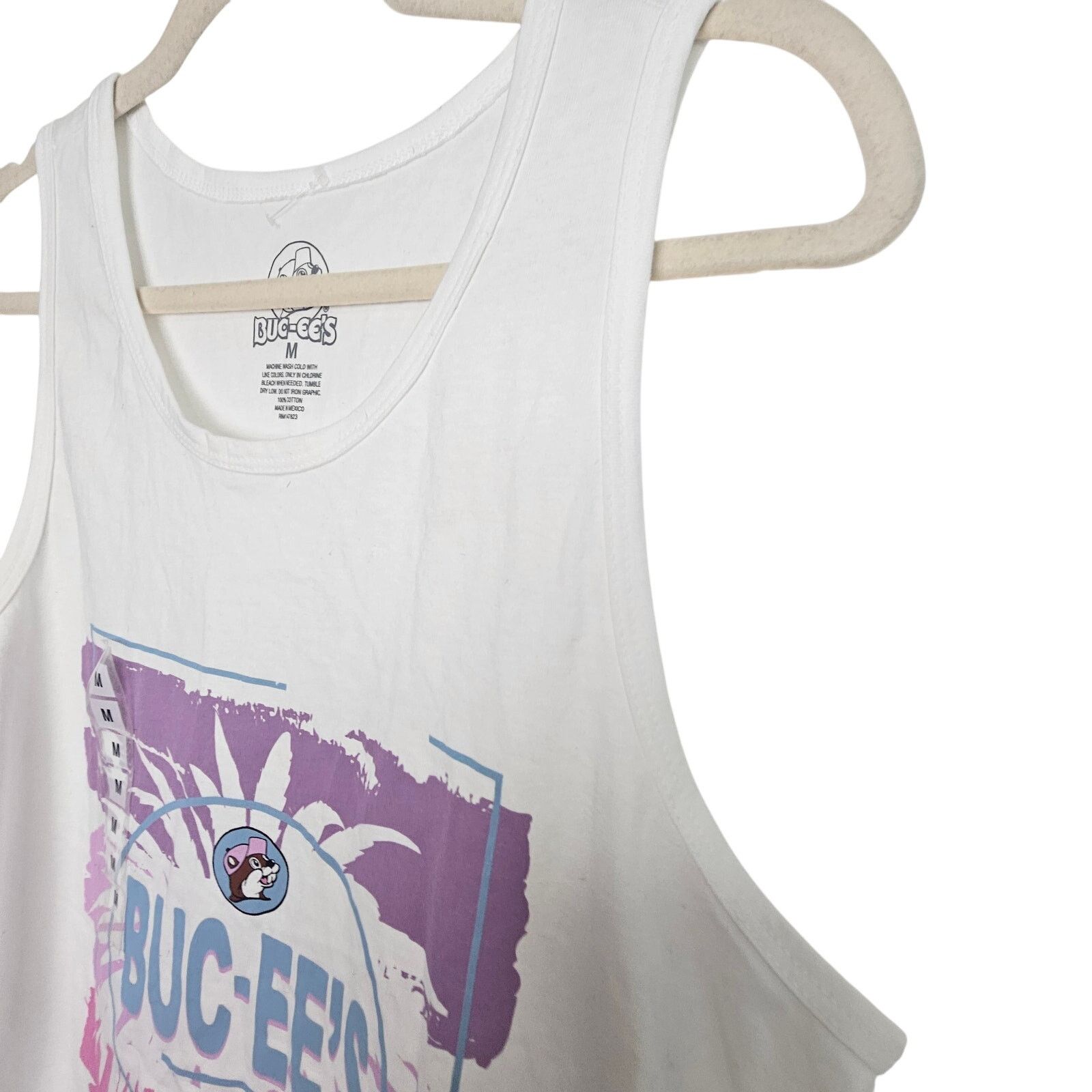 Other Buc-ees Mens Graphic Tank Top Beaver Logo Size M Cotton Size US M / EU 48-50 / 2 - 4 Thumbnail