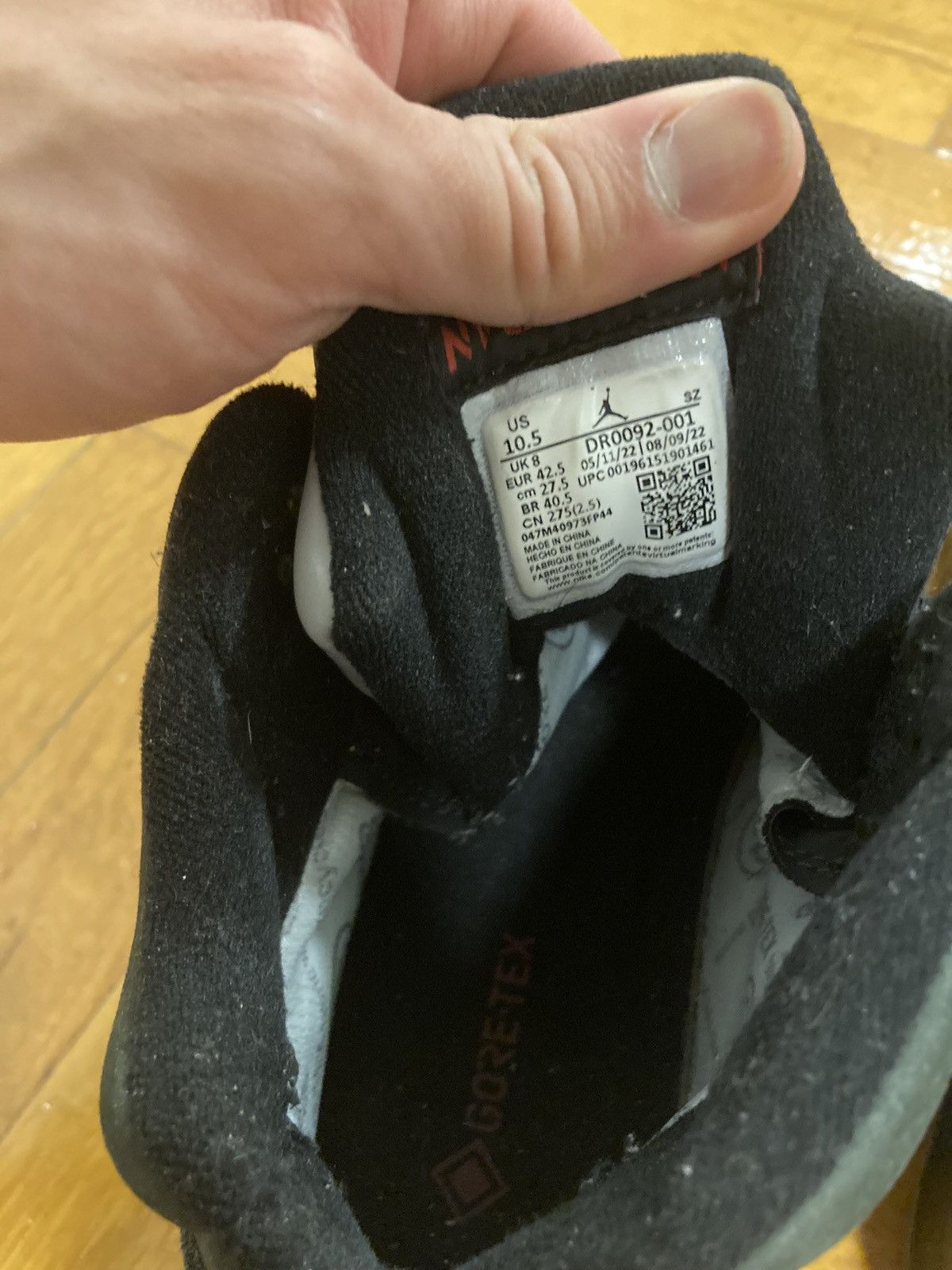 Jordan Brand Air Jordan 5 Retro GORE-TEX “Off-Noir” Size 9 Size US 9 / EU 42 - 6 Thumbnail