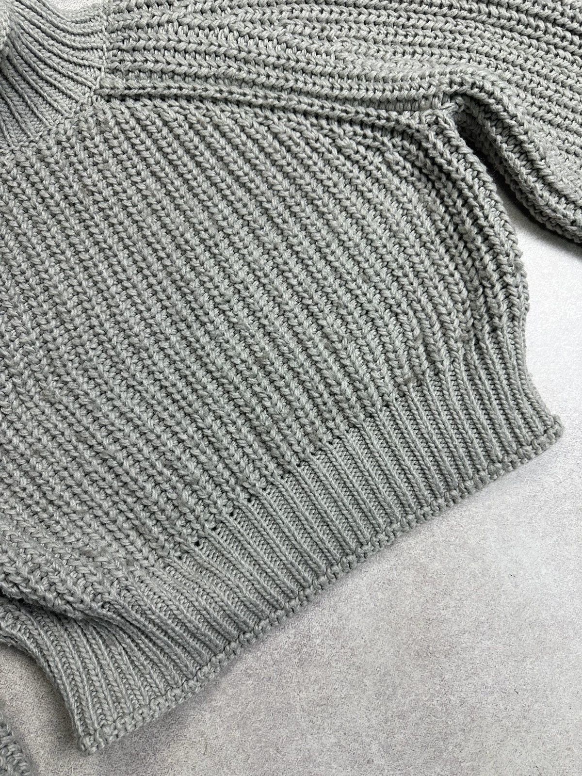 H&M × Maison Margiela Maison Margiela x H&M Big Knit Sweater Gray Size M / US 6-8 / IT 42-44 - 2 Thumbnail