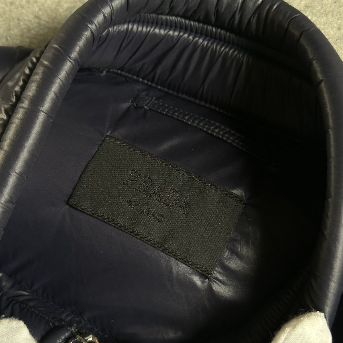 Prada Prada Moto Nylon Puffer Down Jacket Size US L / EU 52-54 / 3 - 5 Thumbnail