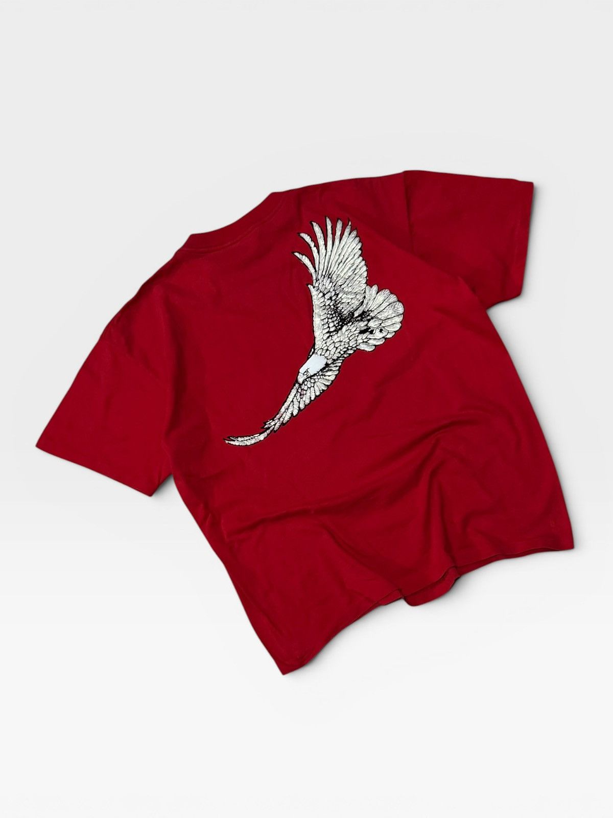 Vintage Vintage 90’s Winston Eagle Pocket T-Shirt Size US XL / EU 56 / 4 - 6 Thumbnail