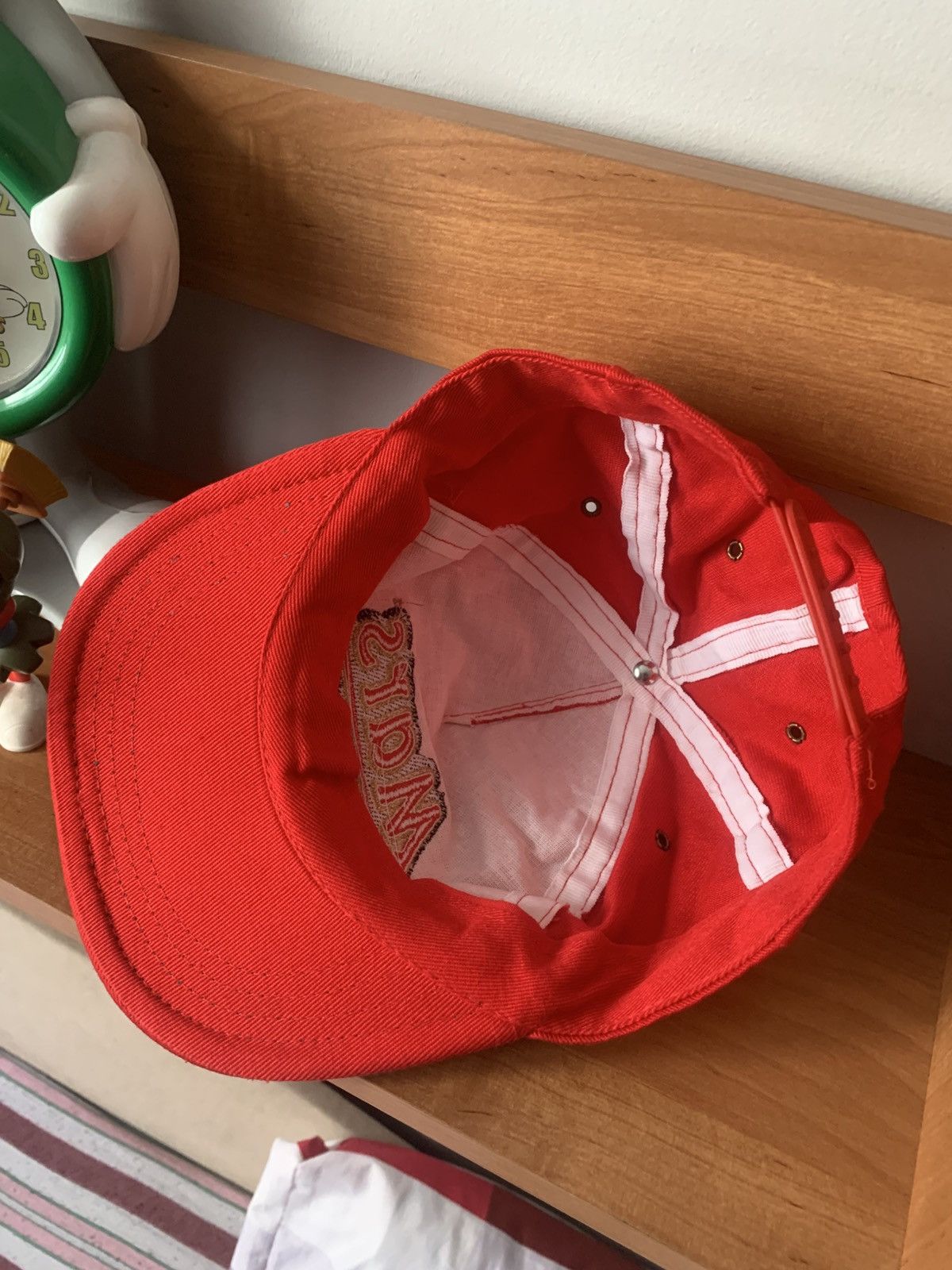 Vintage 90s Vintage Mars Chocolate Bar Candy Red Baseball Cap Size ONE SIZE - 3 Thumbnail
