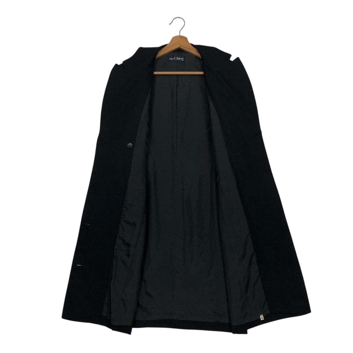 Chloe 🔥VINTAGE LONG COAT DOUBLE BREAST MISS CHLOE Size S / US 4 / IT 40 - 16 Thumbnail