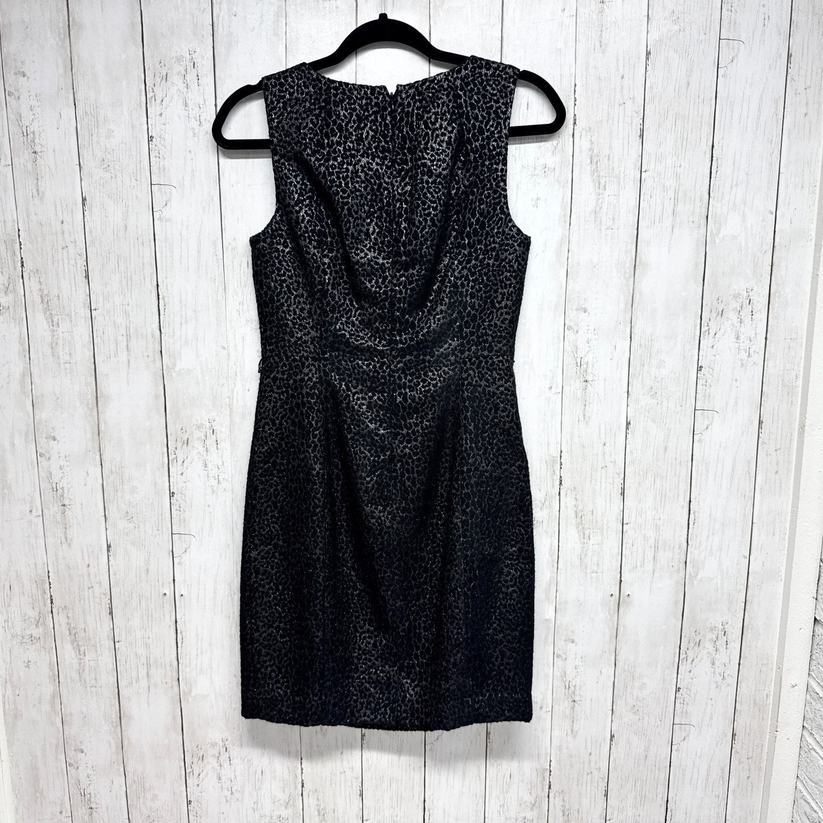 Michael Kors Michael Kors Dress Sz 6 Black Leopard Print Sleeveless Mini Size M / US 6-8 / IT 42-44 - 8 Thumbnail