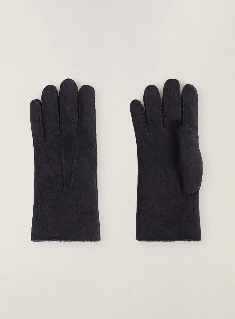 Loro Piana o1srvl11e0325 FAM6777 Size: OS / Gloves in Navy Blue Size ONE SIZE - 1 Thumbnail