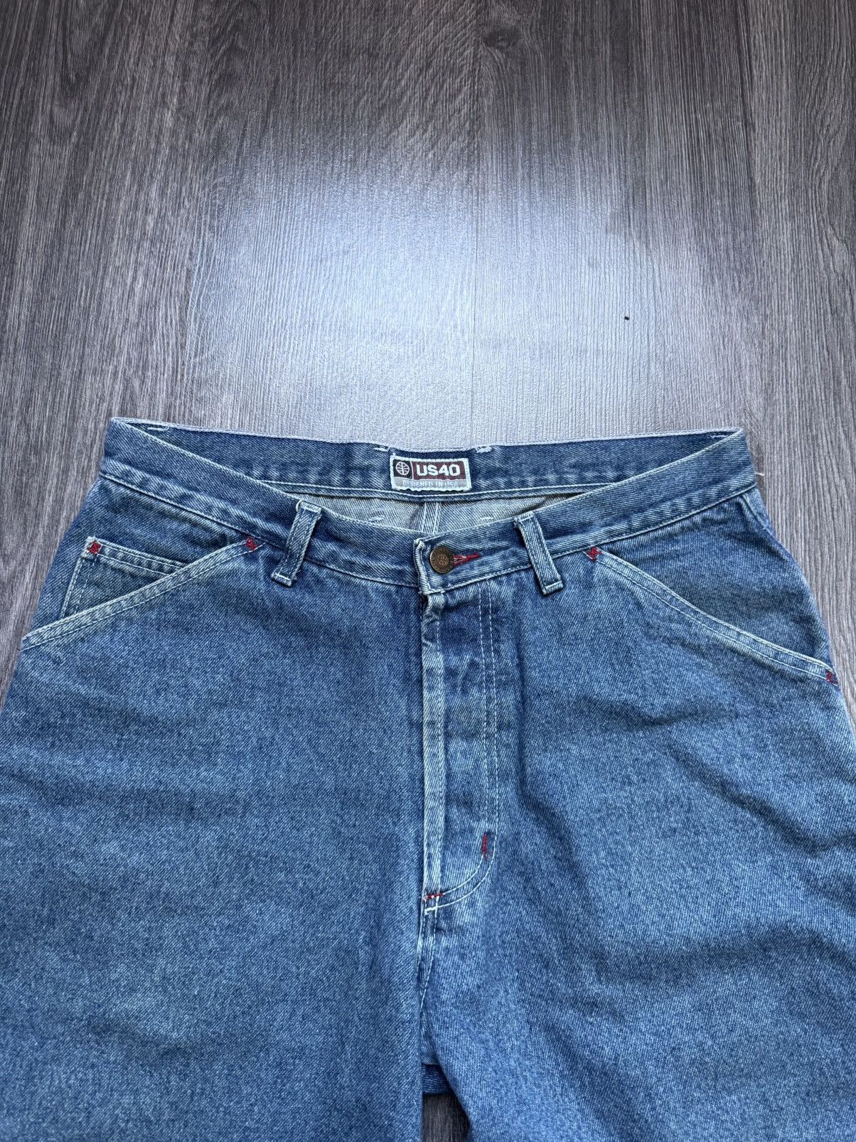 Rap Tees × Southpole × Vintage Y2K Vintage Southpole Style Rap Baggy Jeans Shorts Size US 32 / EU 48 - 4 Thumbnail