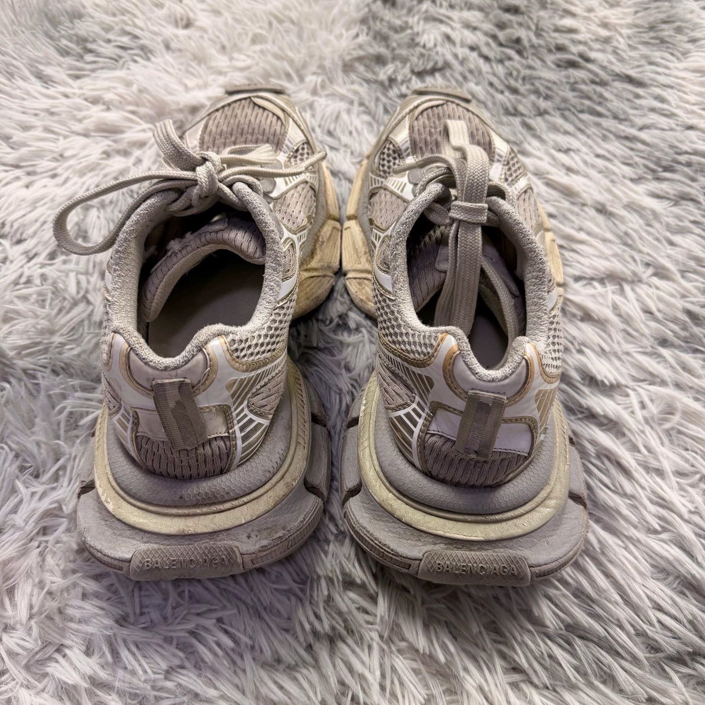 Balenciaga balenciaga 3xl silver white sneakers Size US 9 / EU 42 - 3 Thumbnail