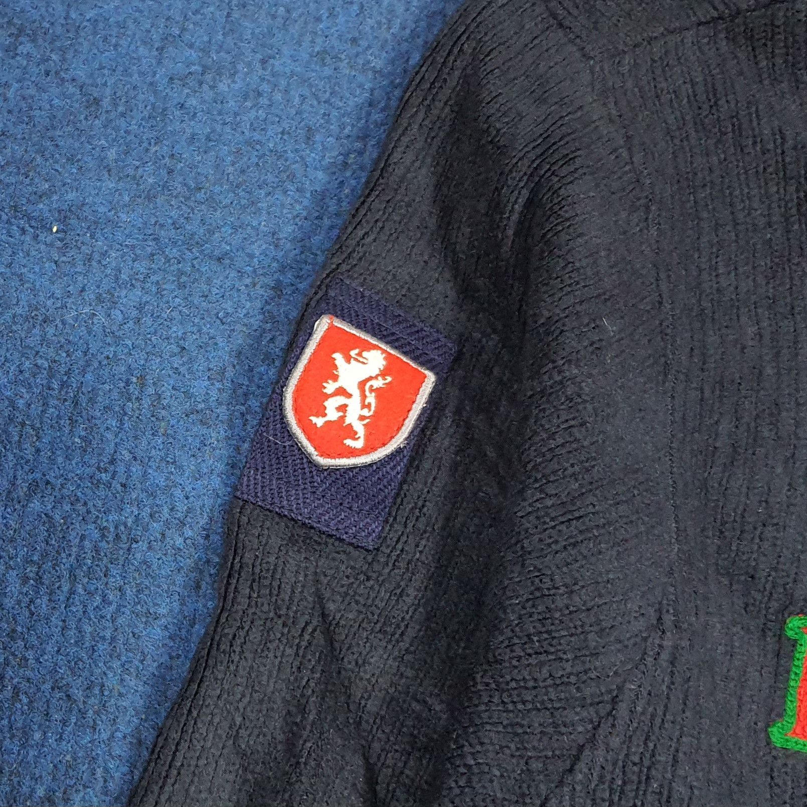 Vintage Vintage 90s Laura Felice Milano Jacket Ribbed Sweater C282N6 Size US S / EU 44-46 / 1 - 5 Thumbnail