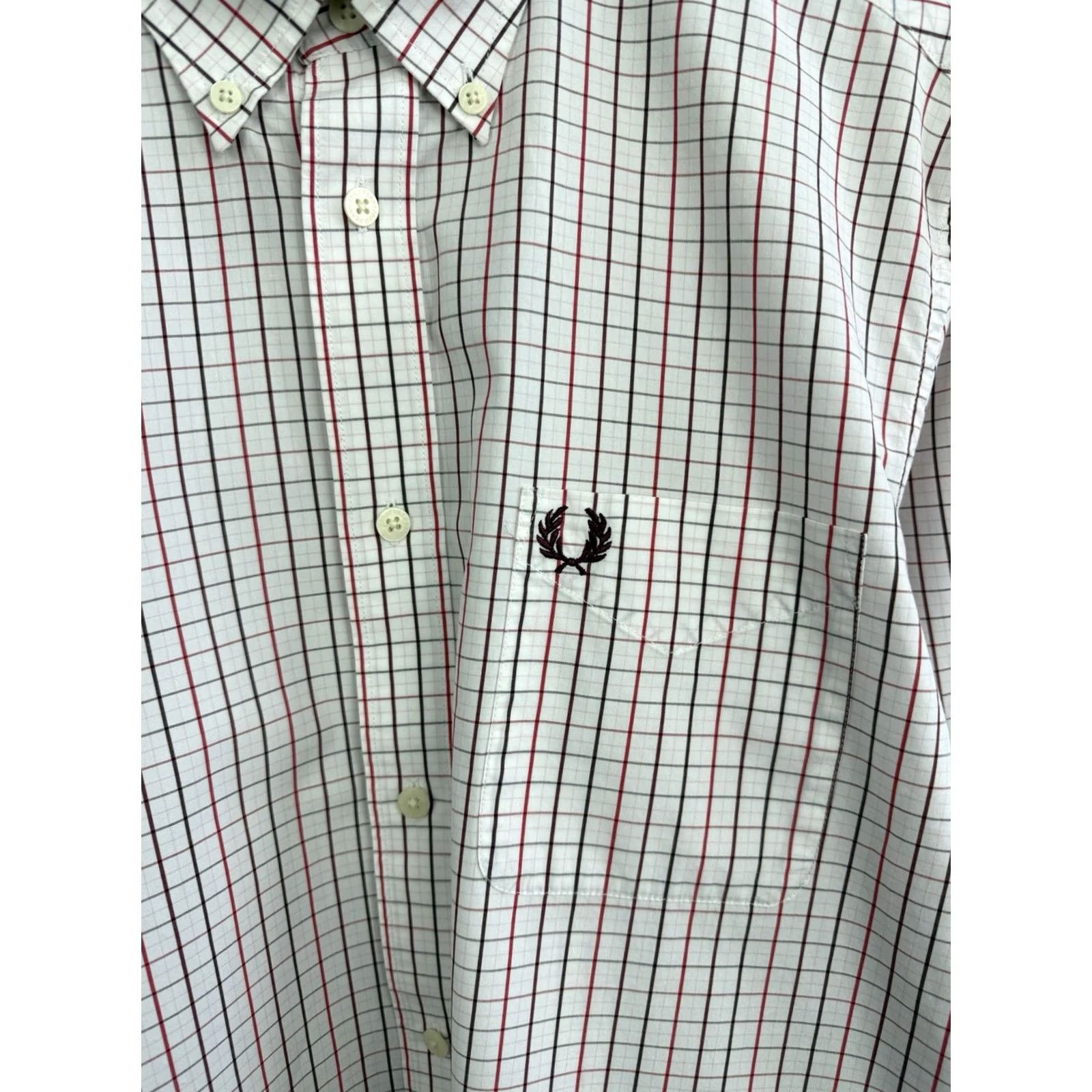 Fred Perry Fred Perry Classic Check Button-Down Shirt Embroidered Logo Size M Multicolor Mens Shirt Size US M / EU 48-50 / 2 - 4 Thumbnail