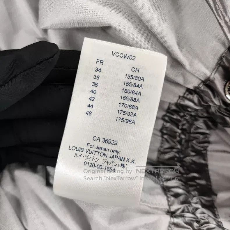 Louis Vuitton Louis Vuitton Silver Coated Old Flower Windbreaker coat Size XS / US 0-2 / IT 36-38 - 6 Thumbnail