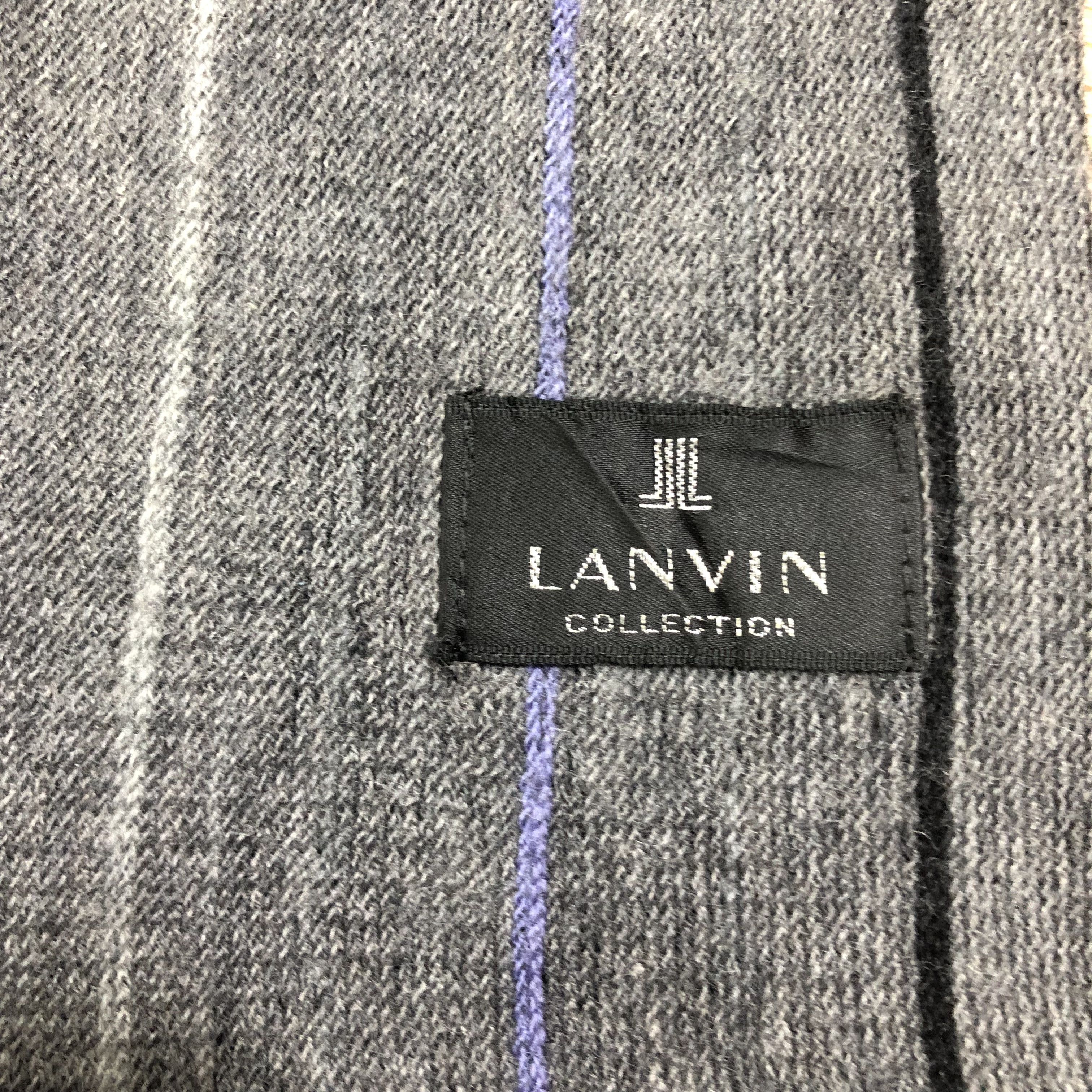 Lanvin × Vintage Vintage Lanvin Scarf Muffler MF207 Size ONE SIZE - 3 Thumbnail