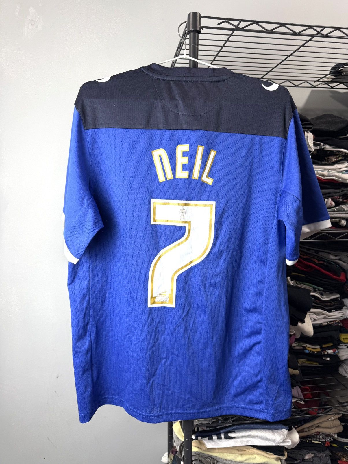 Vintage Sondico Portsmouth Pompey Neil Soccer Jersey T Shirt Size US M / EU 48-50 / 2 - 2 Thumbnail