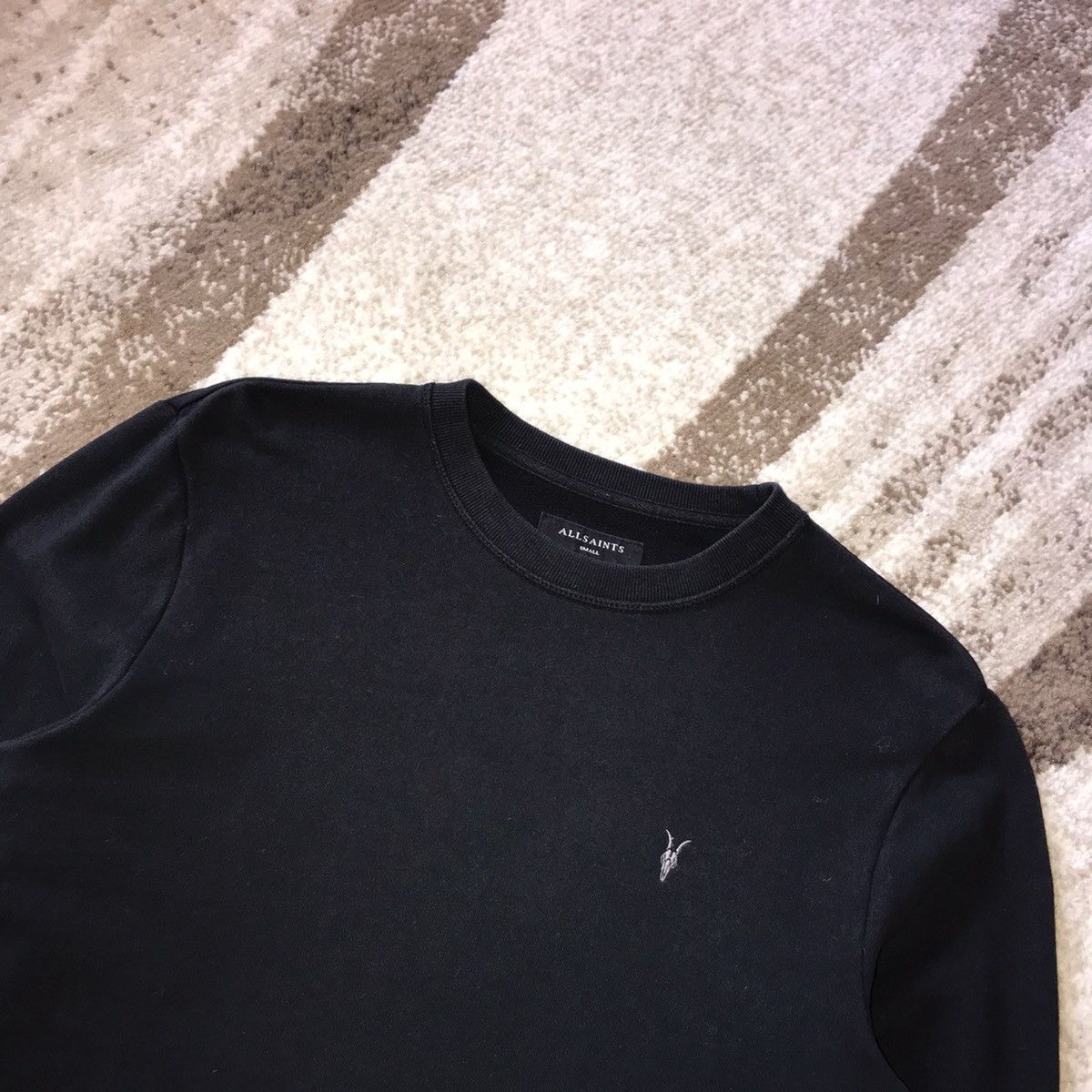 Allsaints × Vintage Allsaints Sweatshirt Black Mens Size S/M oversized Size US S / EU 44-46 / 1 - 2 Thumbnail