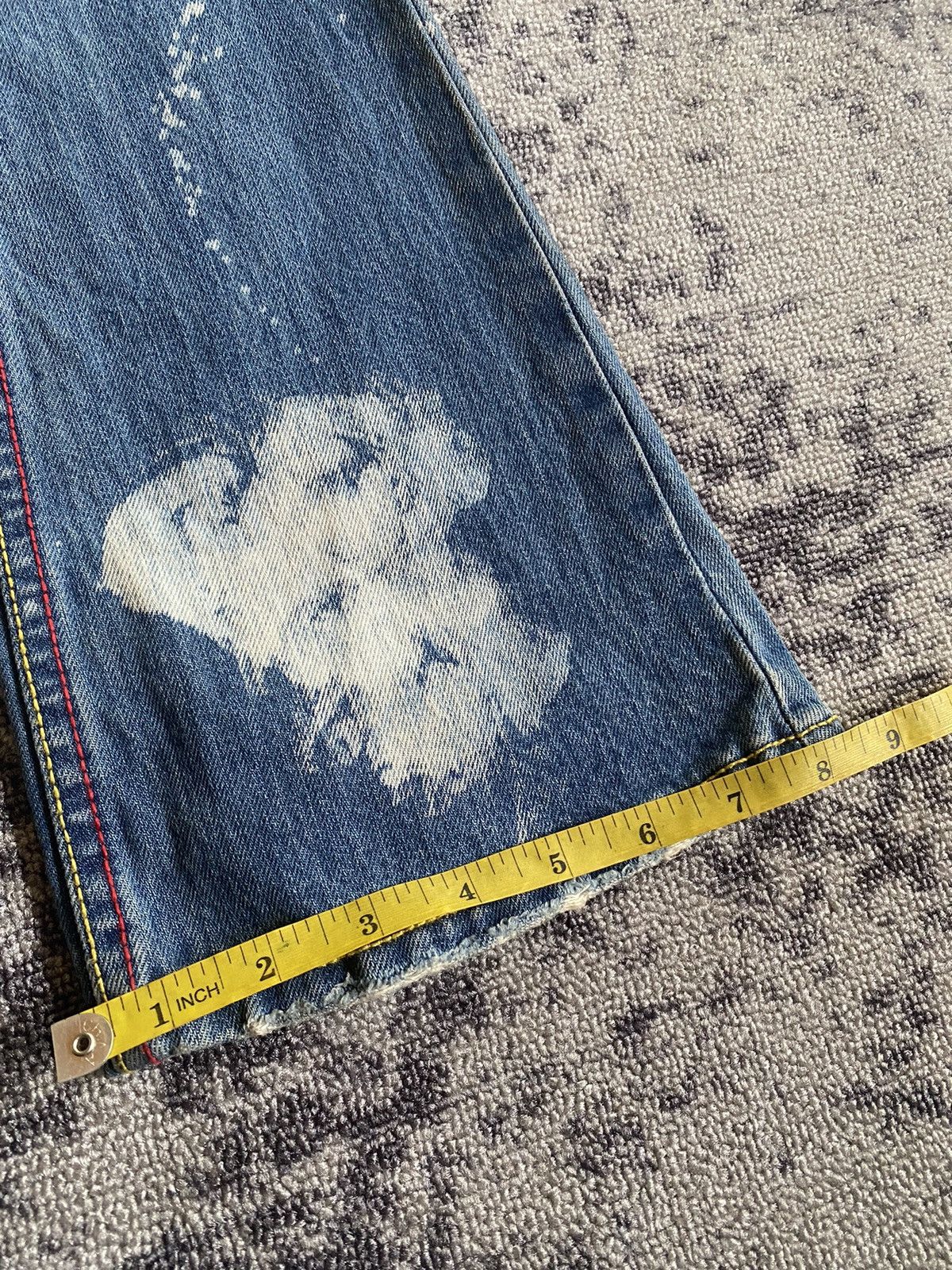 Hysteric Glamour Y2k M3 ifsixwasnine distressed flare jeans Size 28" / US 6 / IT 42 - 11 Thumbnail