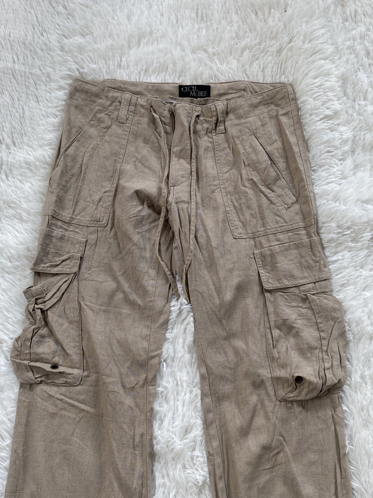 Vintage BINDING NOW🔥 Cecil Mc Bee bondage cargo pant rare Size 30" / US 8 / IT 44 - 6 Thumbnail