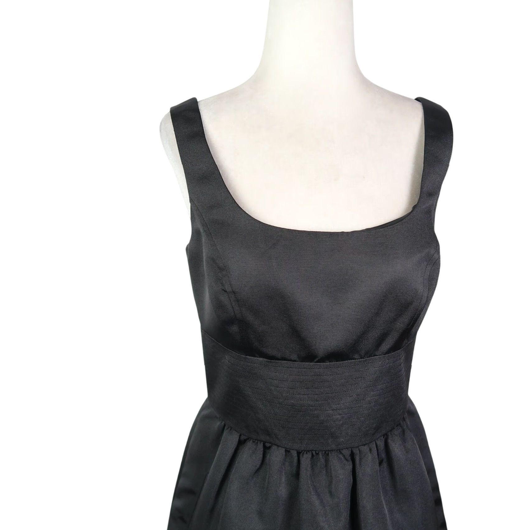 Vintage Cyan by Shoshanna Black Fit and Flare Mini Cocktail Dress 6 Sleeveless Zip Back Pockets Formal Party/Cocktail Women Size M / US 6-8 / IT 42-44 - 2 Thumbnail