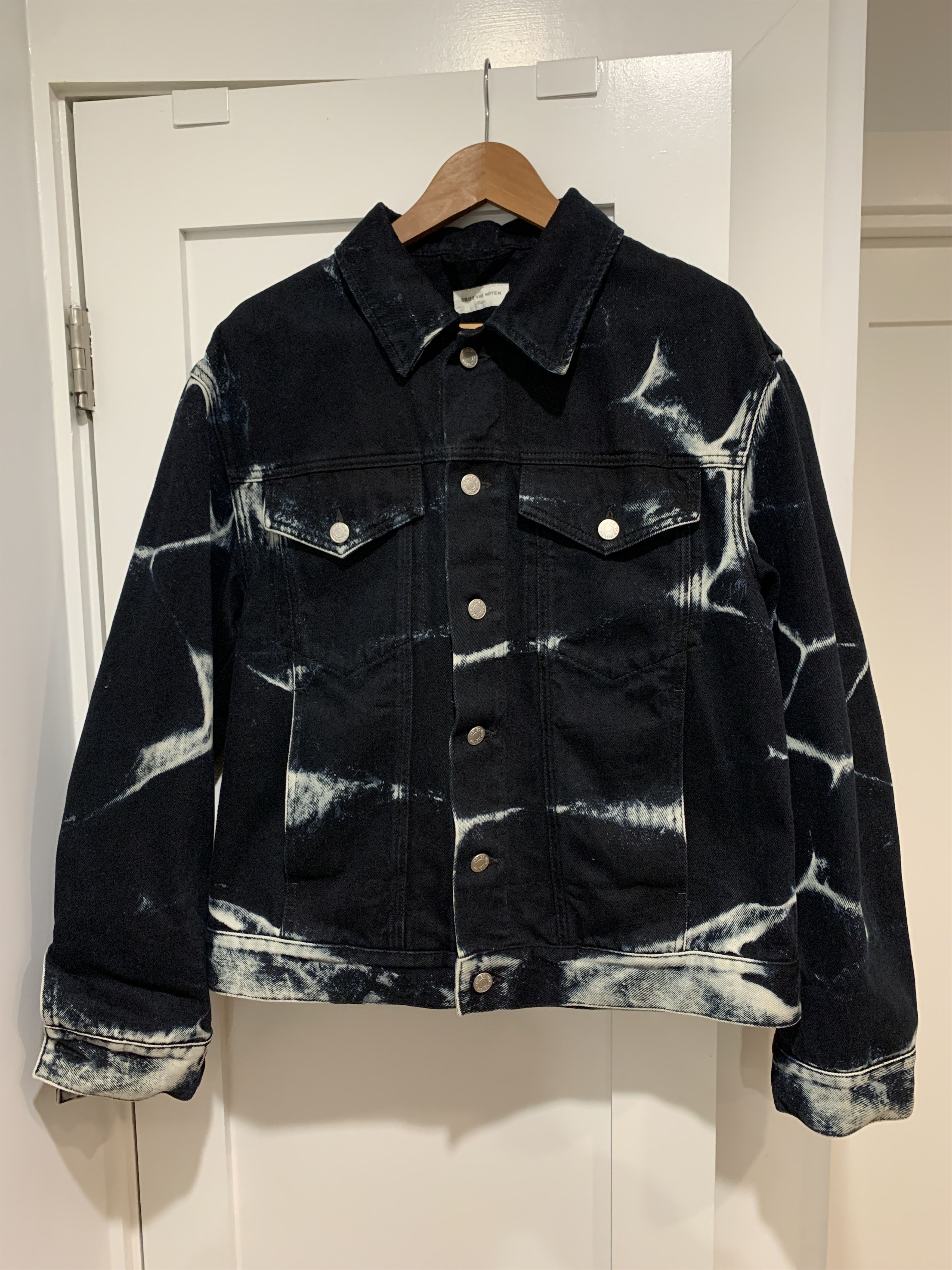 Dries Van Noten Dries Van Noten Tie-Dye Denim Jacket | Grailed Dries Van Noten Dries Van Noten Tie-Dye Denim Jacket | Grailed