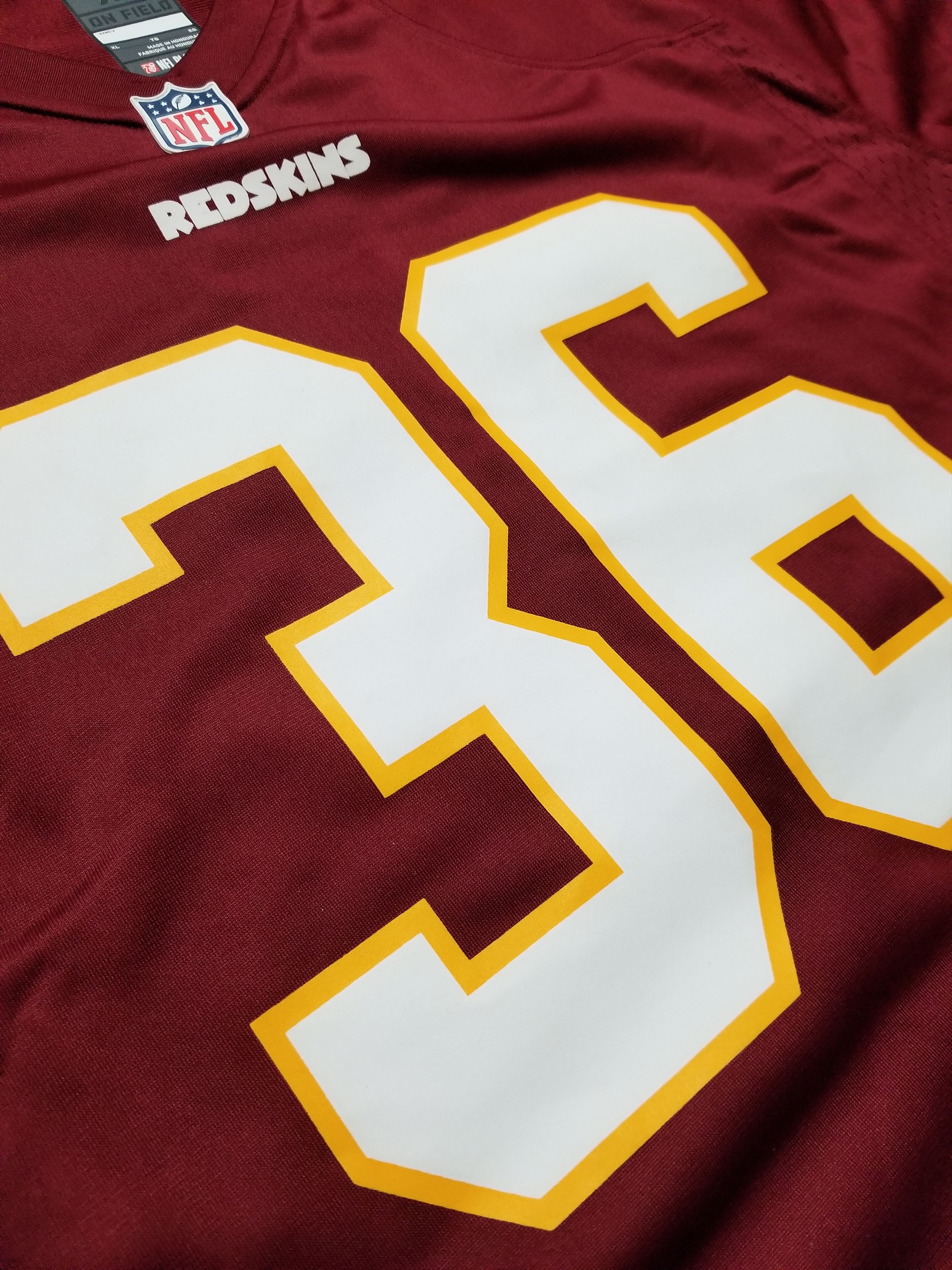 Nike Nike Washington Redskins Swearinger #36 Burgundy NFL Jersey Size US XL / EU 56 / 4 - 12 Thumbnail