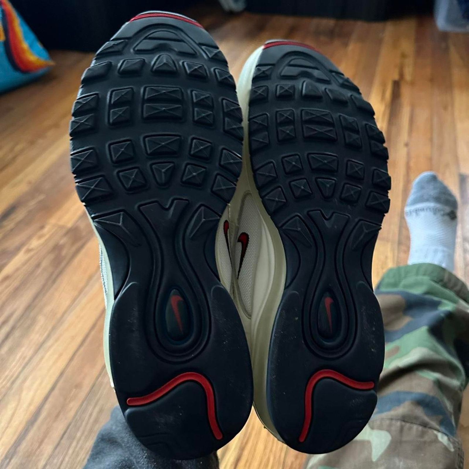 Nike Nike Air Max 97 TT PULL TAB Obsidian/University Red/Sail 9.5 Size US 9.5 / EU 42-43 - 6 Thumbnail