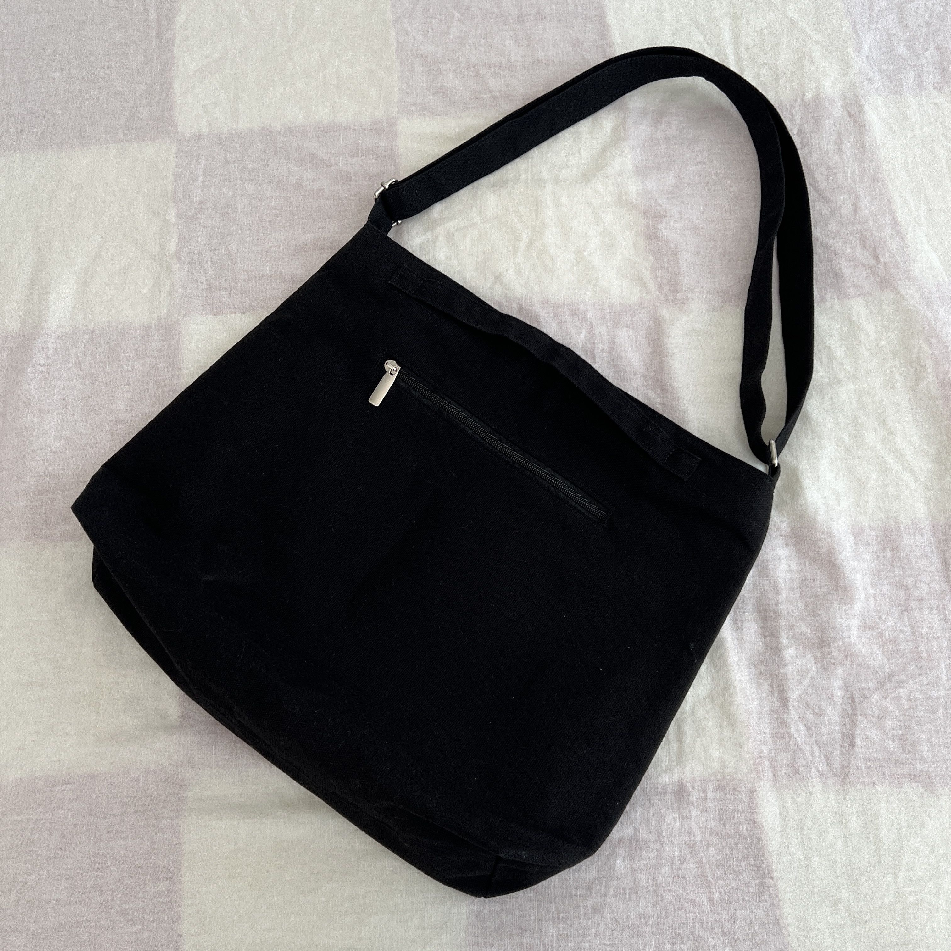 Margaret Howell Margaret Howell Black Cotton Tote Bag with Zip Size ONE SIZE - 3 Thumbnail