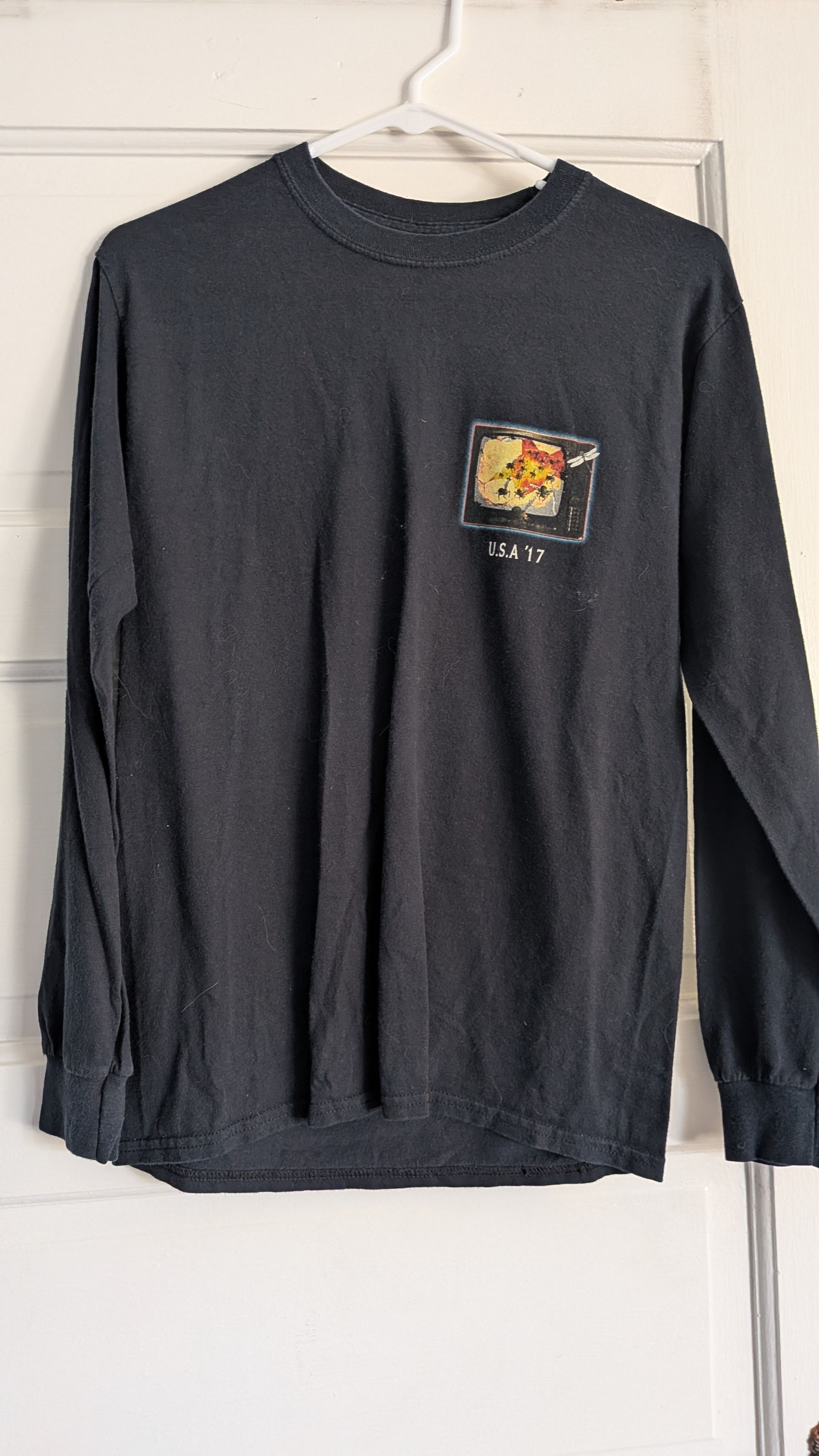 Travis Scott Black Travis Scott Cactus Jack USA ’17 Long Sleeve - Size S Size US S / EU 44-46 / 1 - 2 Thumbnail