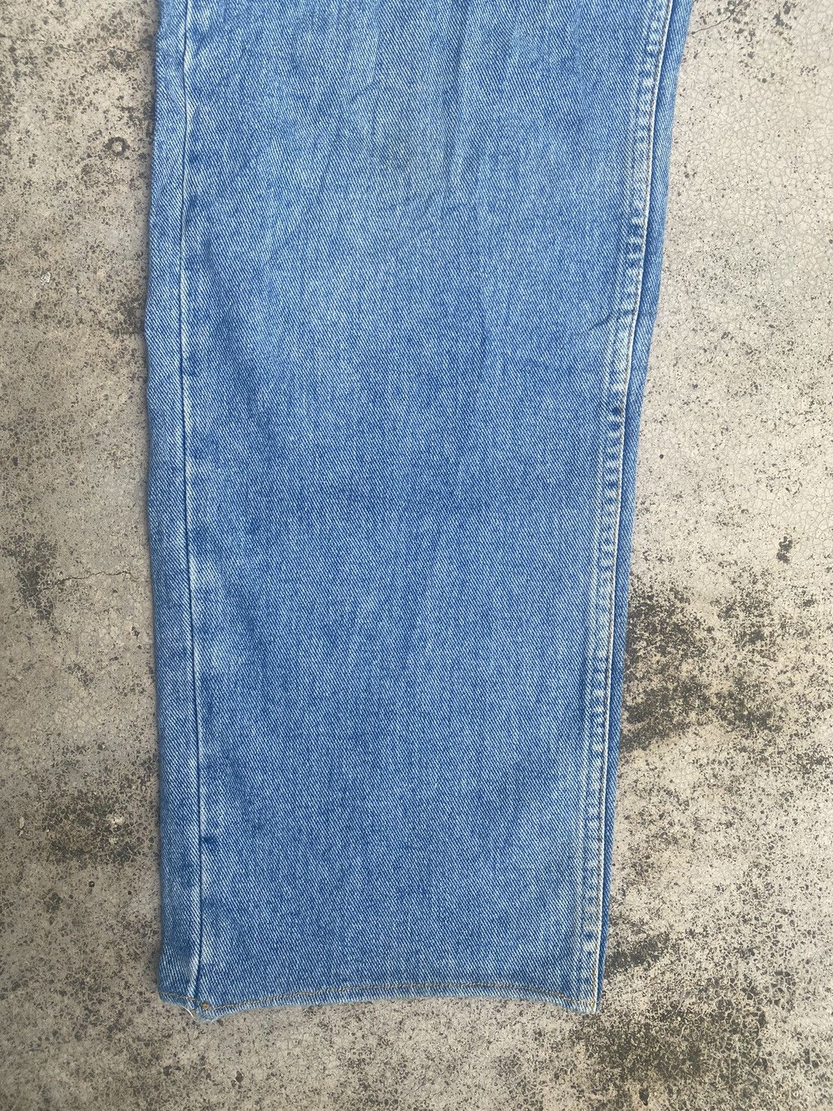 Burberry × Designer × Vintage Vintage Thomas Burberry Loose Wide Leg Jeans Size US 29 - 2 Thumbnail