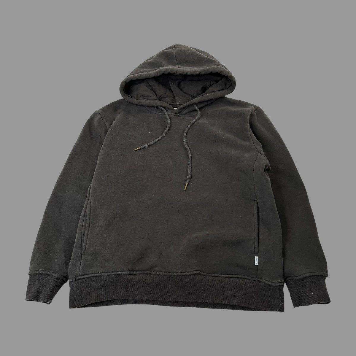 Vintage Vintage blank heavyweight gray hoodie Size US L / EU 52-54 / 3 - 1 Thumbnail