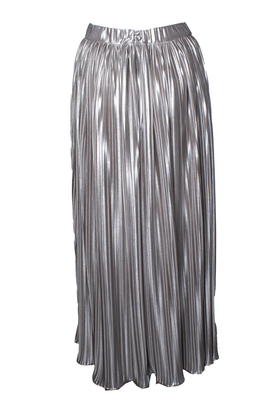 Other Saloni, metallic pleated skirt Size 28" / US 6 / IT 42 - 3 Thumbnail