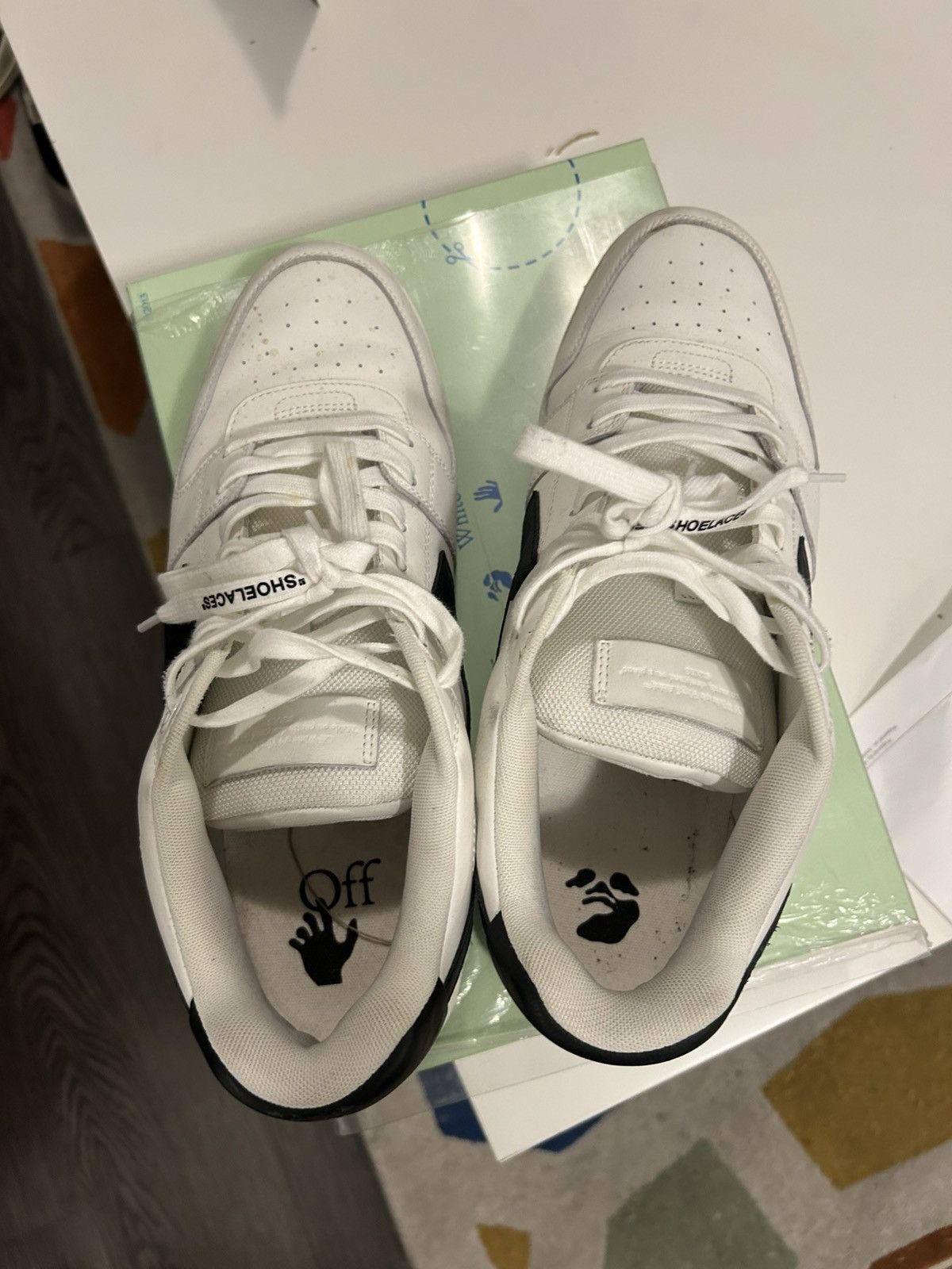 Off-White Off-White Out Of Office Sneakers Size US 13 / EU 46 - 5 Thumbnail