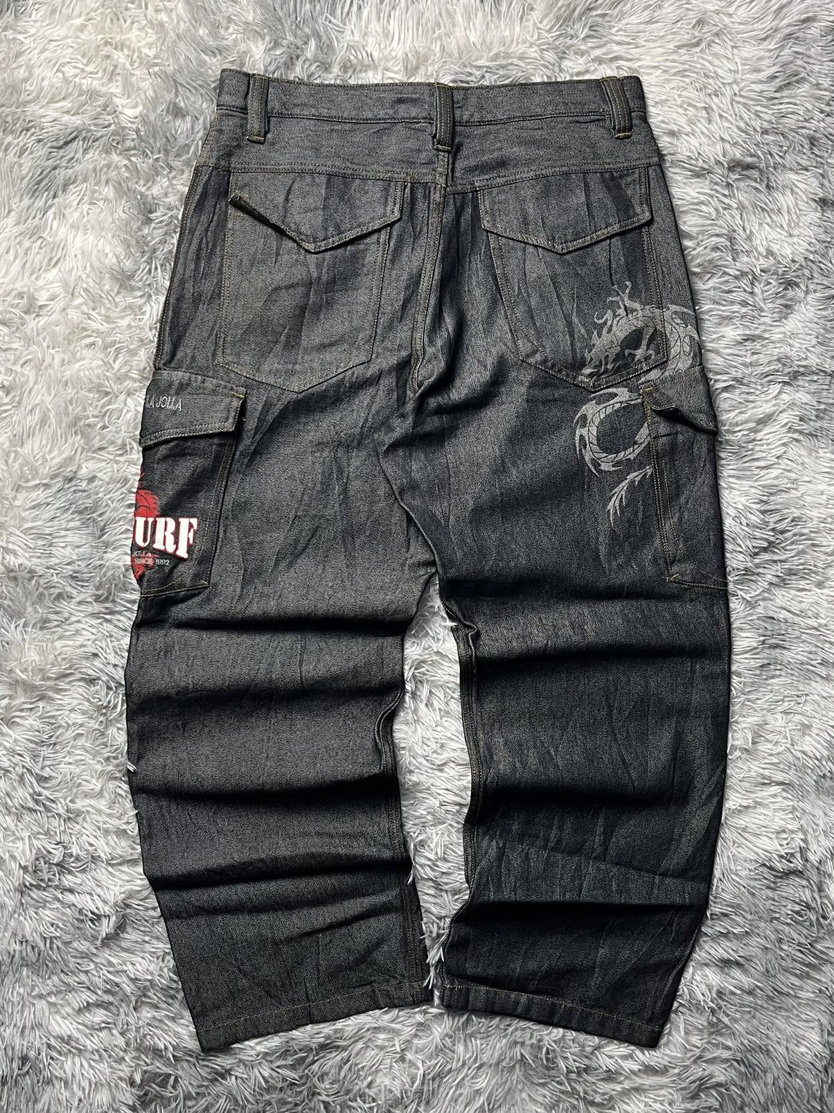 JNCO Vintage pj’s surf cargo pants Size US 34 / EU 50 - 3 Thumbnail