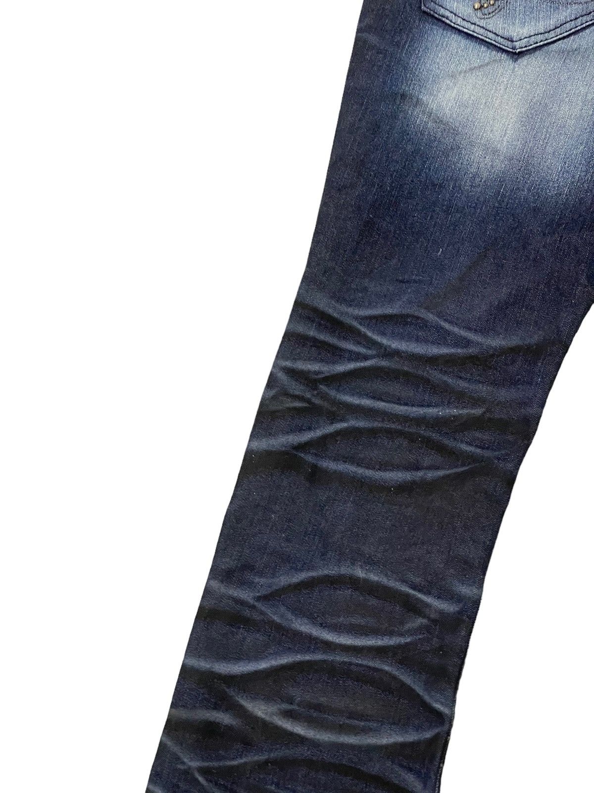 Japanese Brand Slim Jeans Lagust Faded Honeycomb Stretch 8🟦3 Size US 29 - 6 Thumbnail