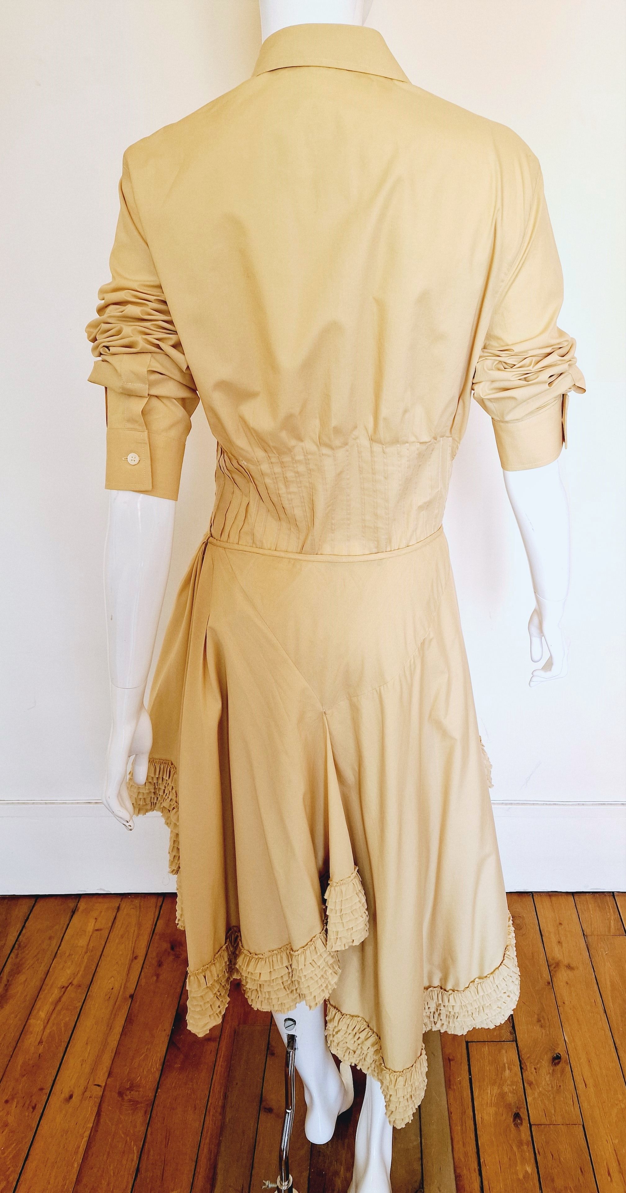Alexander McQueen Alexander McQueen Dance of the Twisted Bull Runway Dress Size L / US 10 / IT 46 - 12 Thumbnail