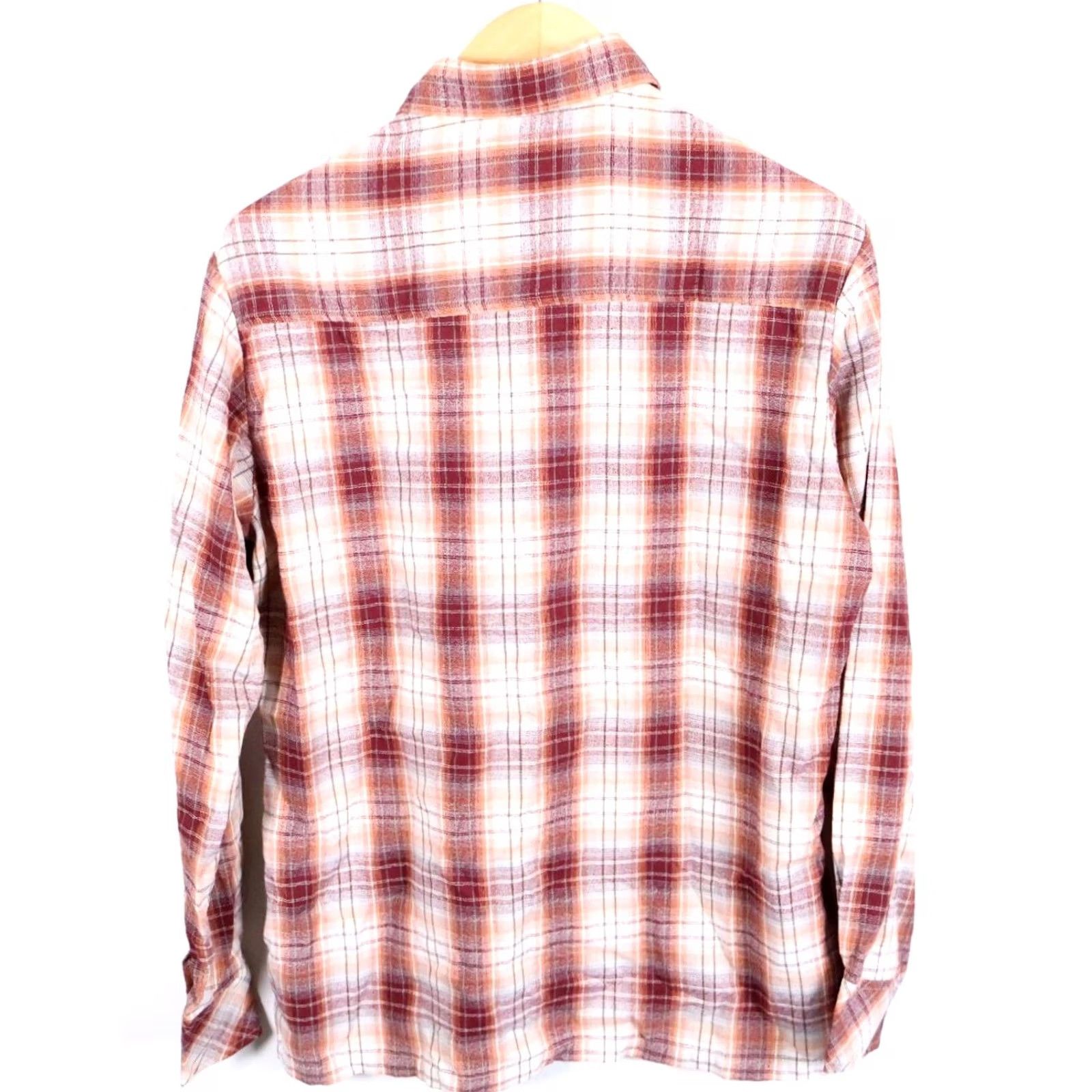 Vintage VINTAGE Kennington Shirt Plaid Button-Up Long Sleeve Men's Large Red Gray Shadow 90s Retro Hipster Grunge Size US L / EU 52-54 / 3 - 2 Thumbnail