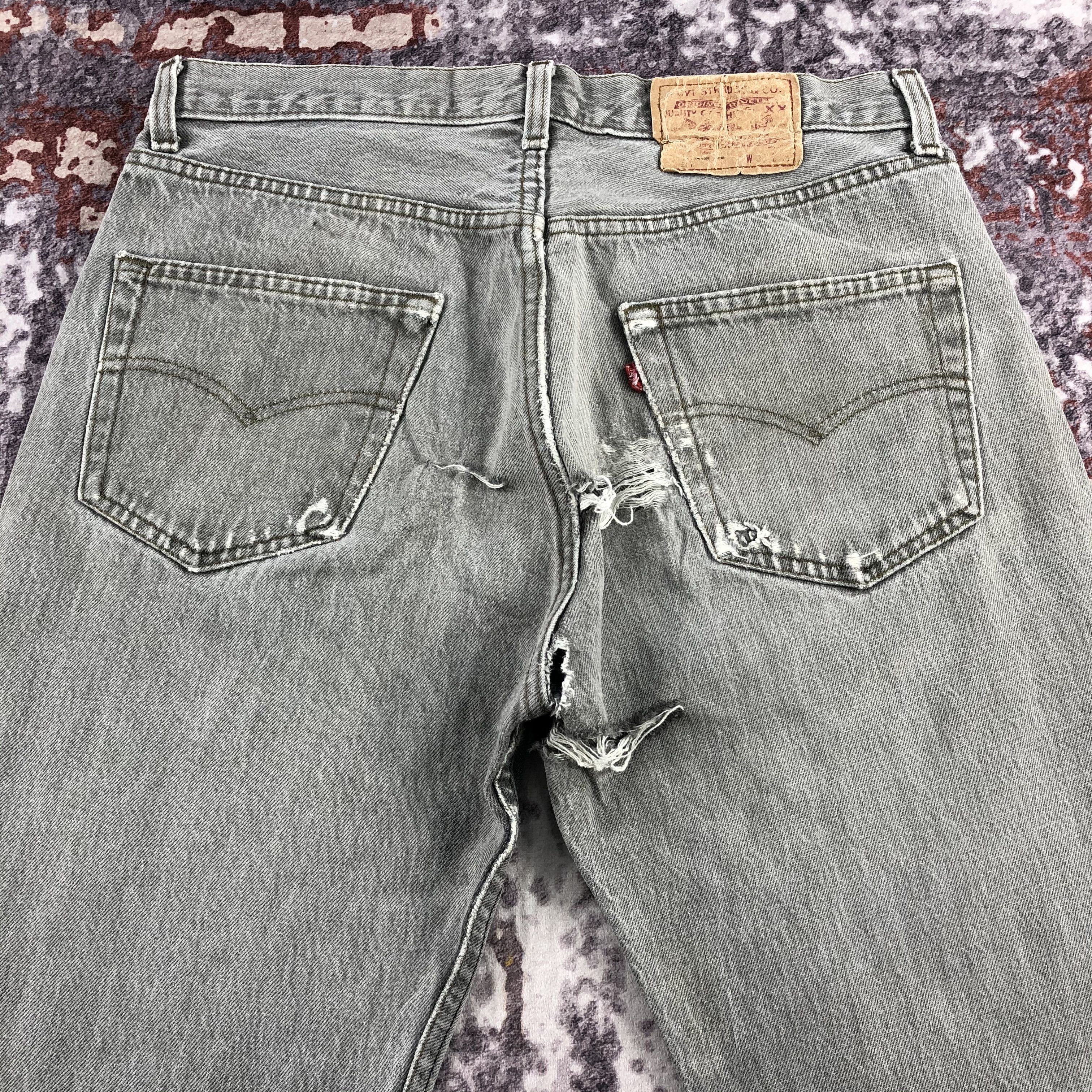 Levi's × Vintage Vintage 90s Levis 501 Earth Tone Jeans-JM2373 Size US 33 - 5 Thumbnail