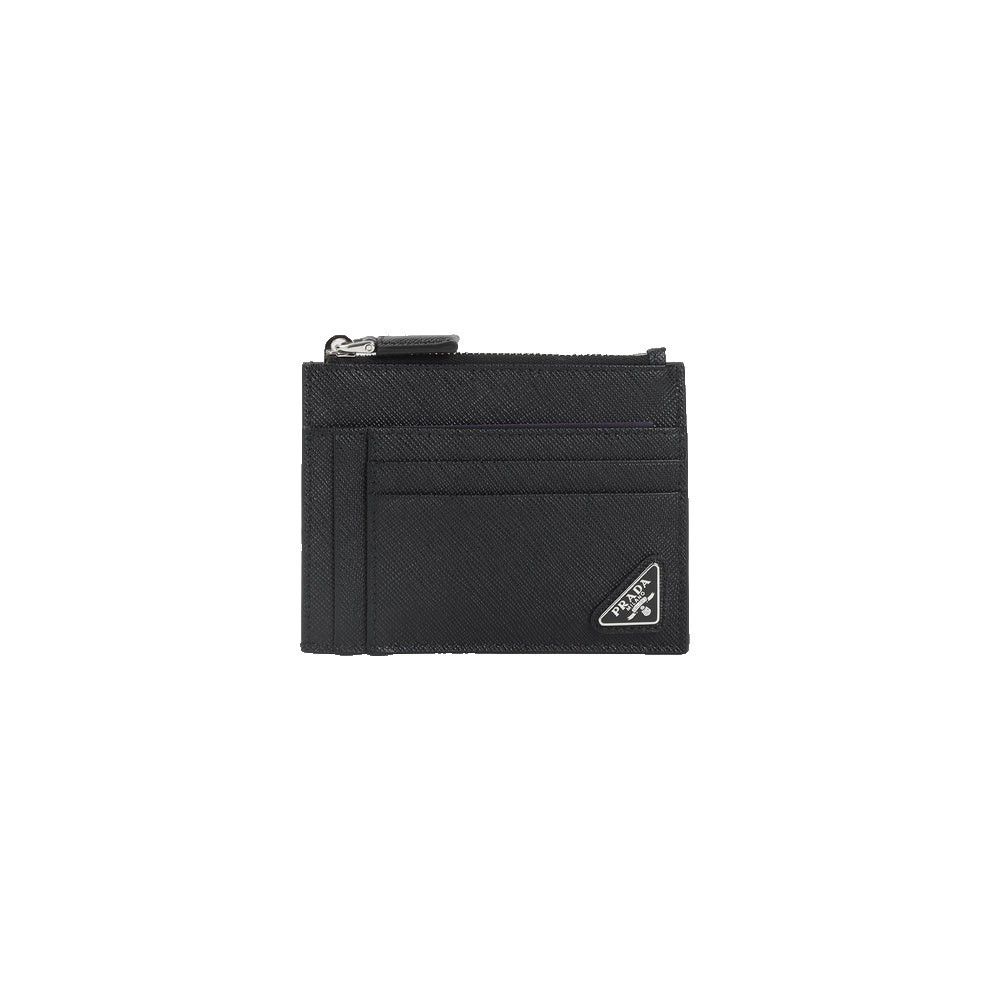 Prada PRADA Black Saffiano Leather Card Holder New & Authentic Size ONE SIZE - 1 Thumbnail