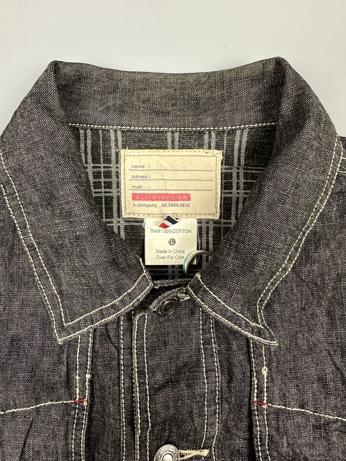 Japanese Brand Distressed K Company Sashiko Boro Denim Jacket Size US L / EU 52-54 / 3 - 13 Thumbnail