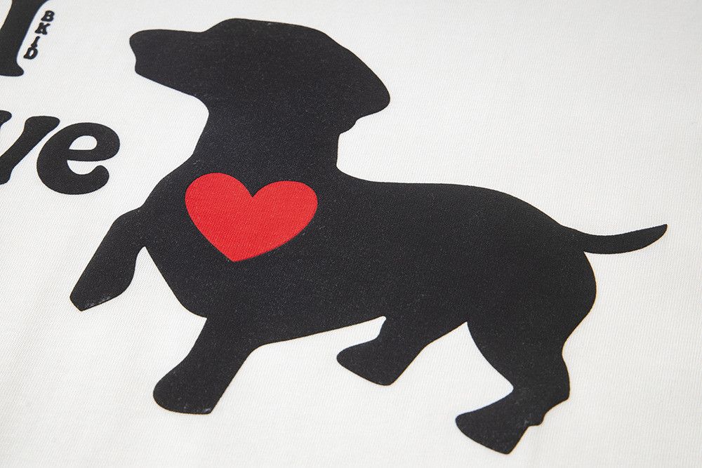 Japanese Brand American-Style Slim-Fit Casual T-Shirt with Puppy Print Size US M / EU 48-50 / 2 - 2 Thumbnail