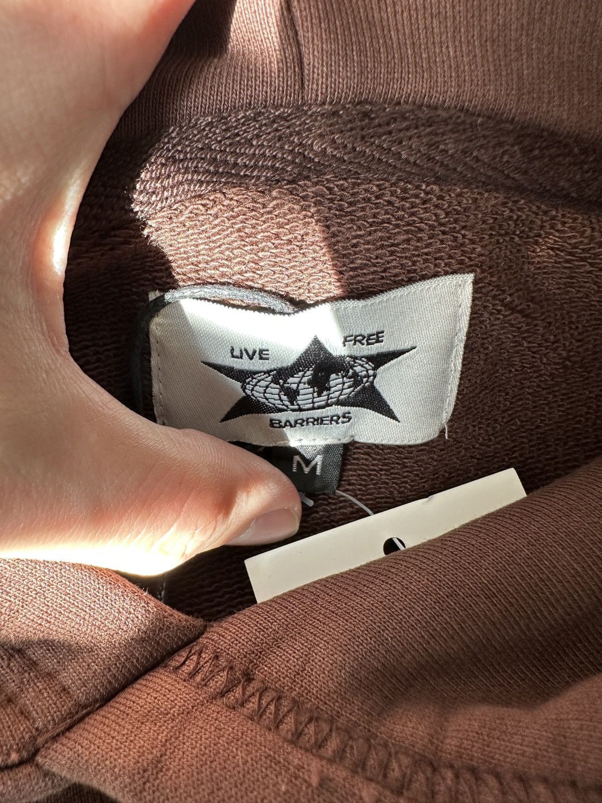 Barriers Know Justice Know Peace Hoodie Brown Size US M / EU 48-50 / 2 - 6 Thumbnail