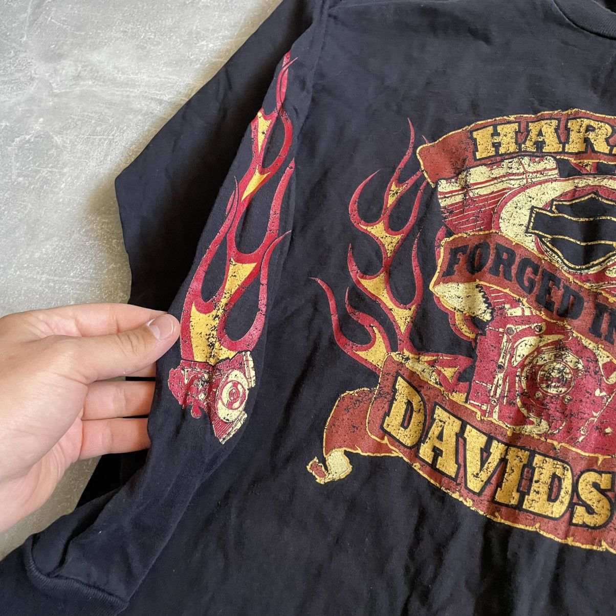 Harley Davidson Vintage Flaming fire Harley Davidson Long Sleeve shirt emble Size US L / EU 52-54 / 3 - 2 Thumbnail