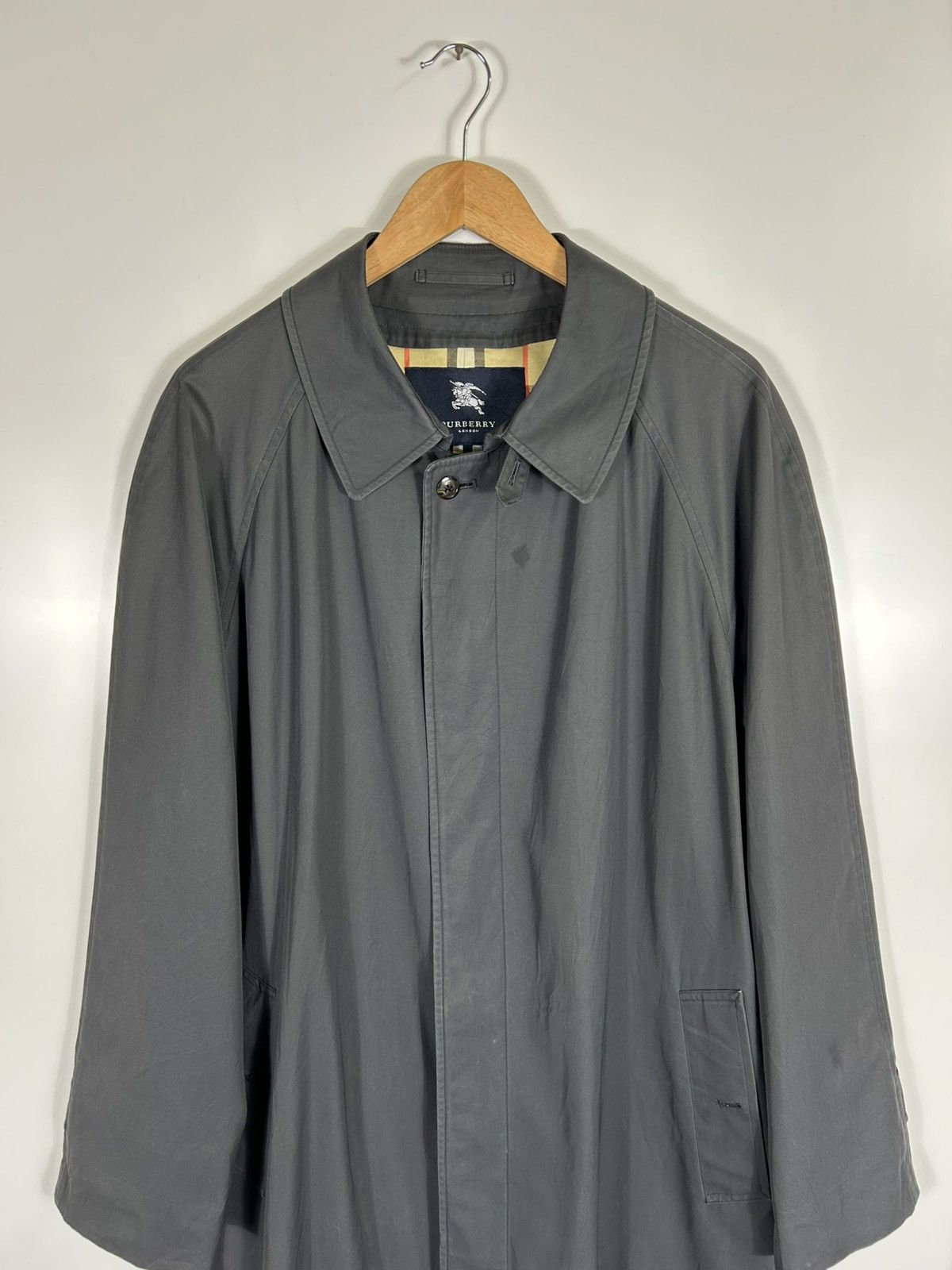 Burberry 🔥Burberry London Button Long Coat Jacket Size US XL / EU 56 / 4 - 5 Thumbnail