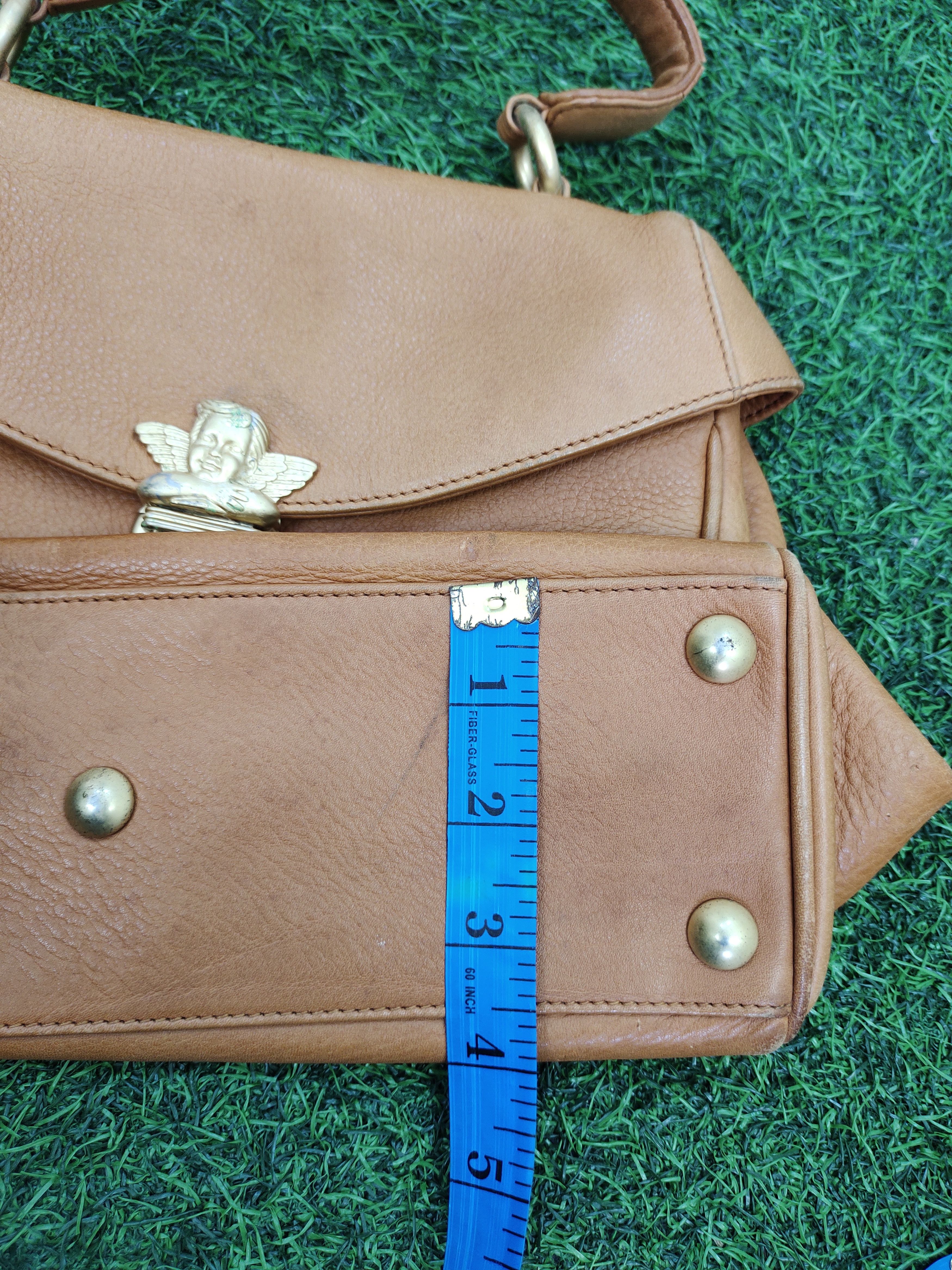 Vintage Vintage Comtesse Italy Patina Leather Tote Bag Size ONE SIZE - 12 Thumbnail