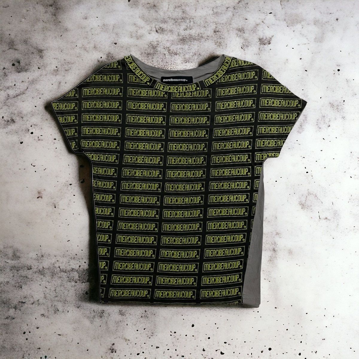 image of Archival Clothing x Mercibeaucoup 90’S Monogram Mercibeaucoup T-Shirt in Black, Men's (Size Medium)