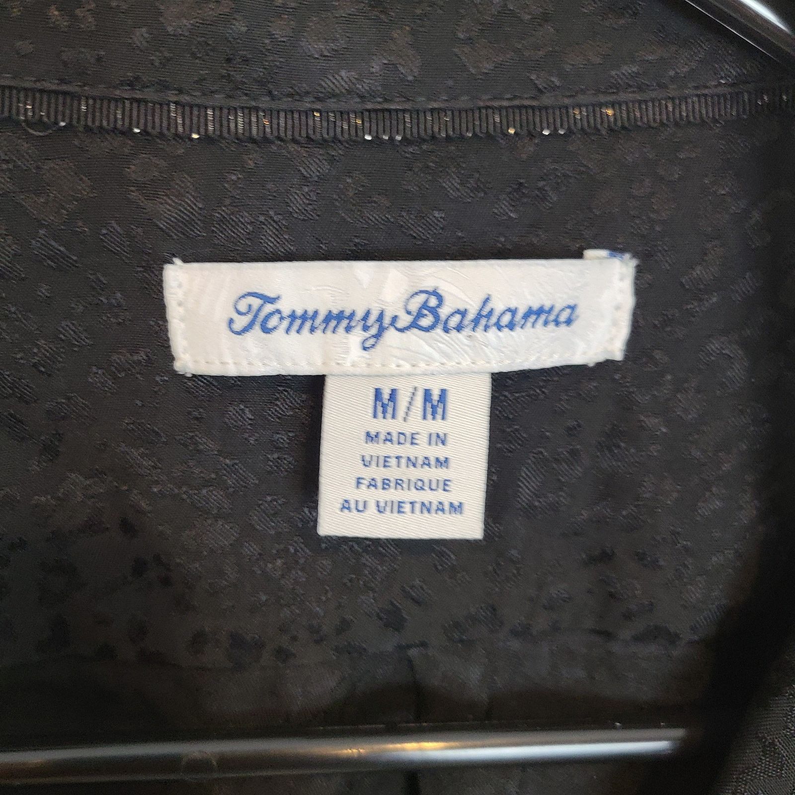 Tommy Bahama Tommy Bahama Blouse Black Satin Leopard Animal M Classic Size S / US 4 / IT 40 - 6 Thumbnail